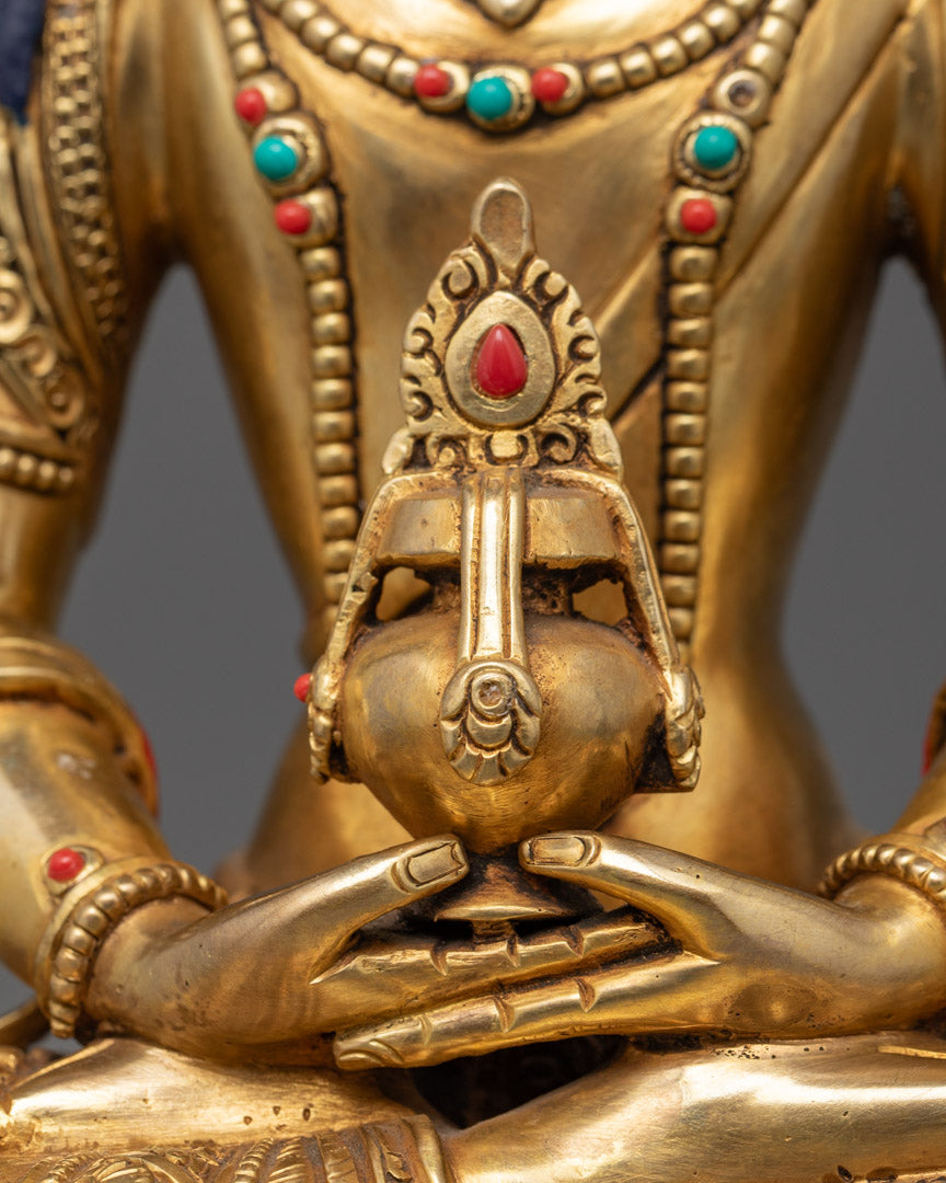Amitayus Statue from Nepal | Tibetan Buddhist Deity of Eternal Life
