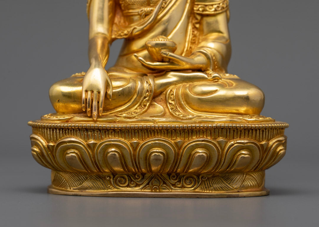Neplaese Shakyamuni Buddha Statue | Handmade Himalayan Art