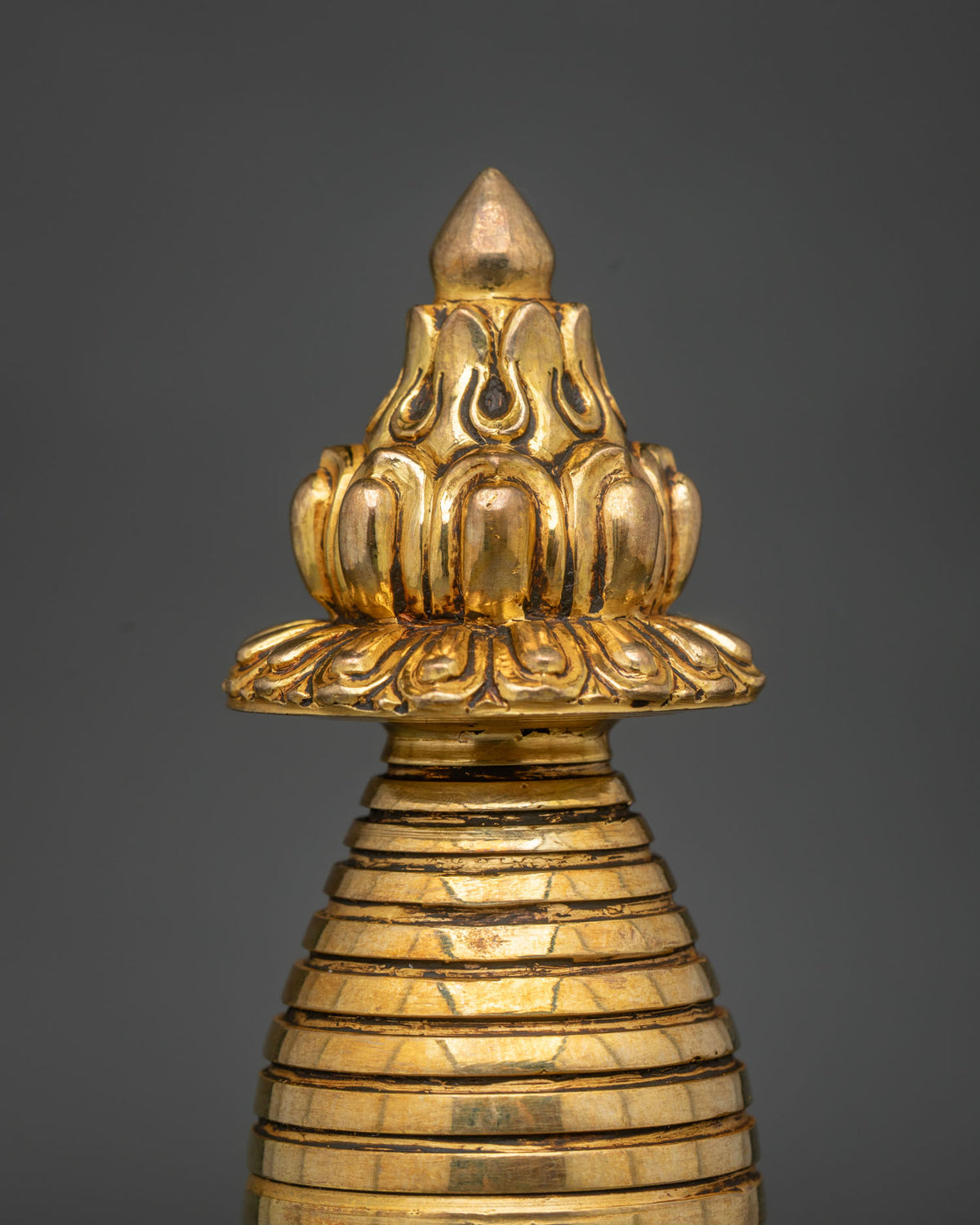 Buddhist Kadampa Stupa symbolizing enlightenment and the five elements