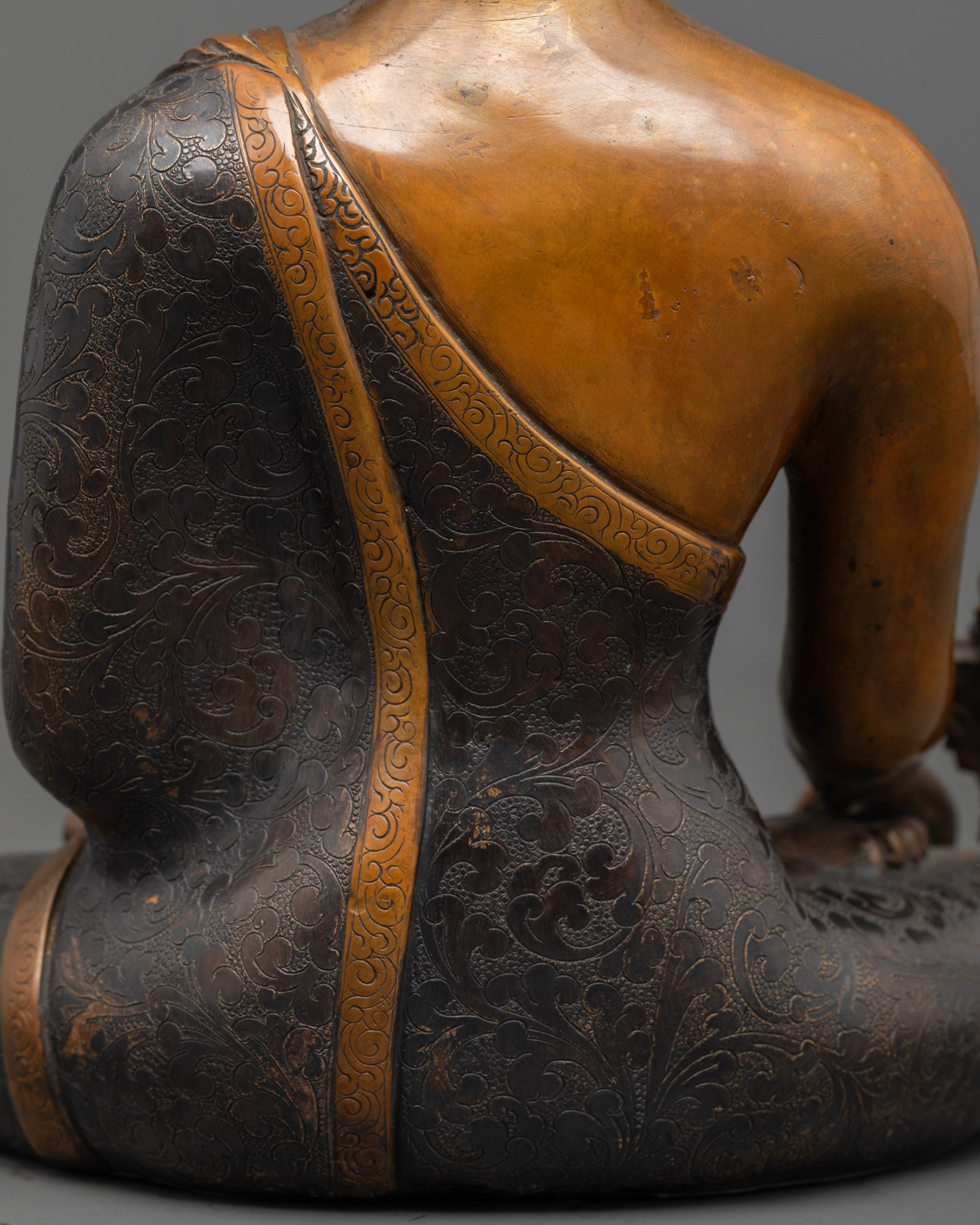 Oxidized Medicine Buddha Statue | Spiritual Gift for Healing & Peace