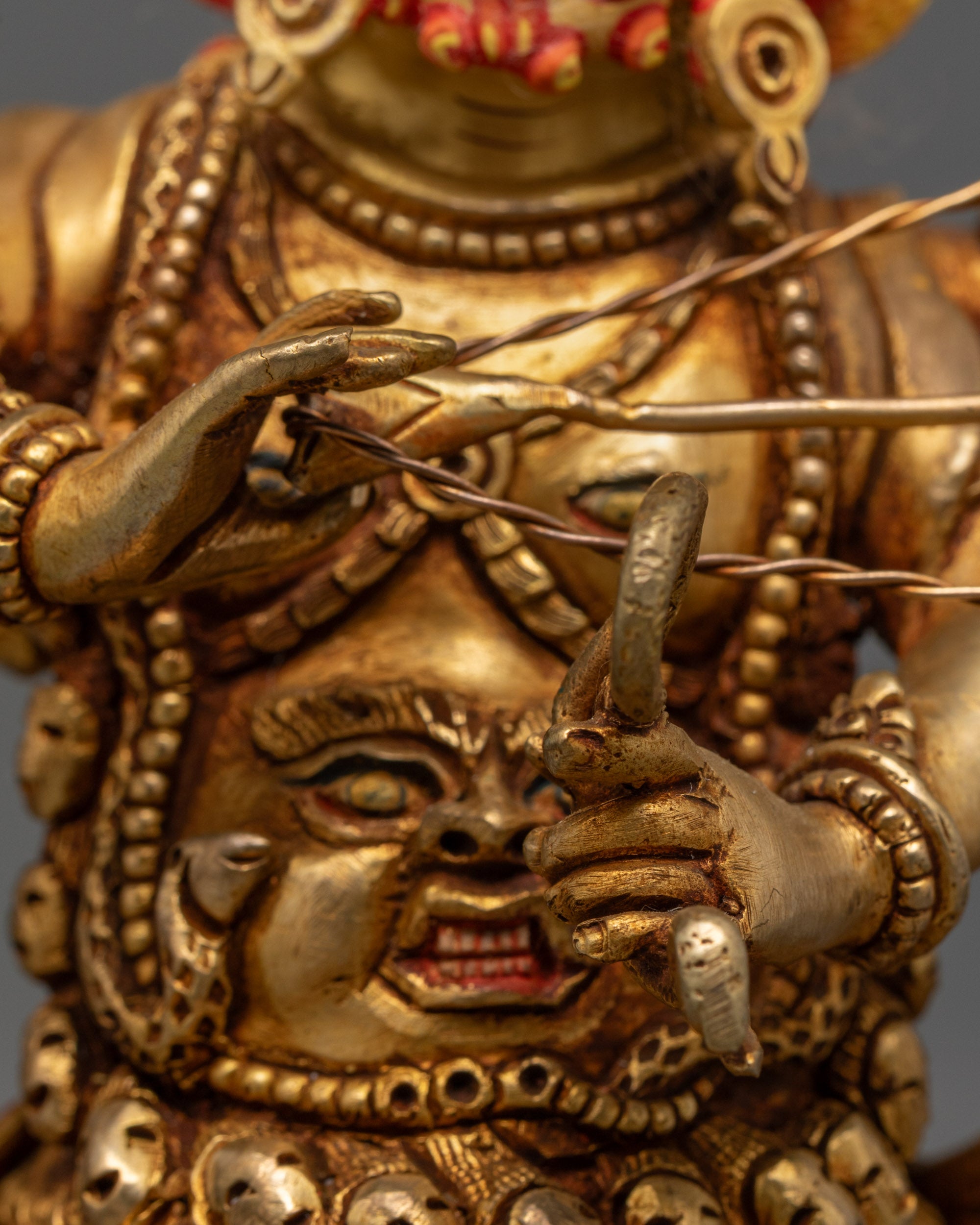 Fierce Rahula Statue | Hand-Carved Dharma Protector