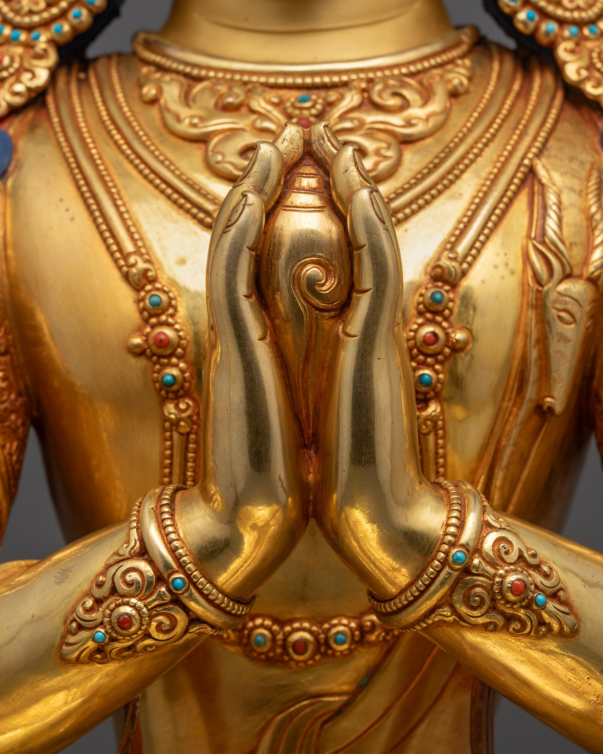 Compassion Deity Chenrezig Statue | Handcrafted Himalayan Art