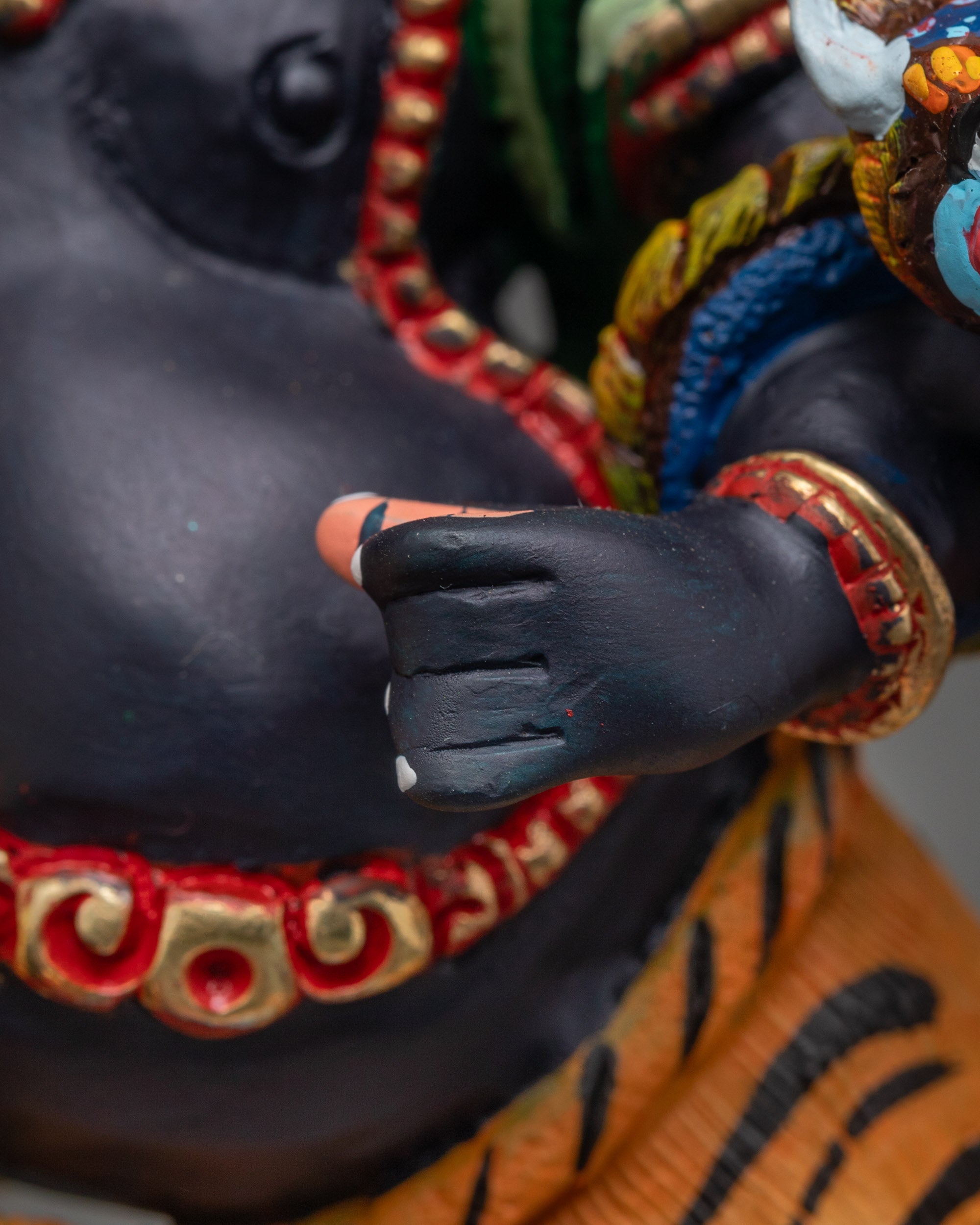 Handmade Ucchusma Statue | Authentic Nepalese Buddhist Art
