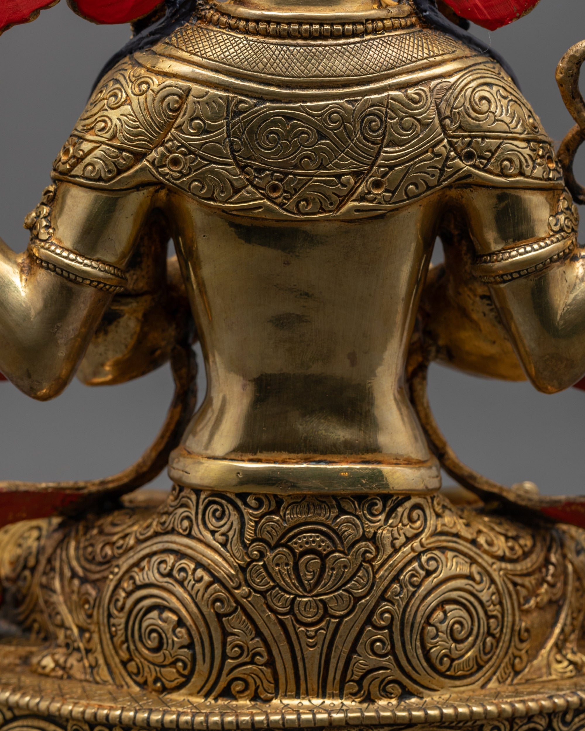 Detailed Avalokiteshvara Statue | Traditional Nepalese Artisan Craft