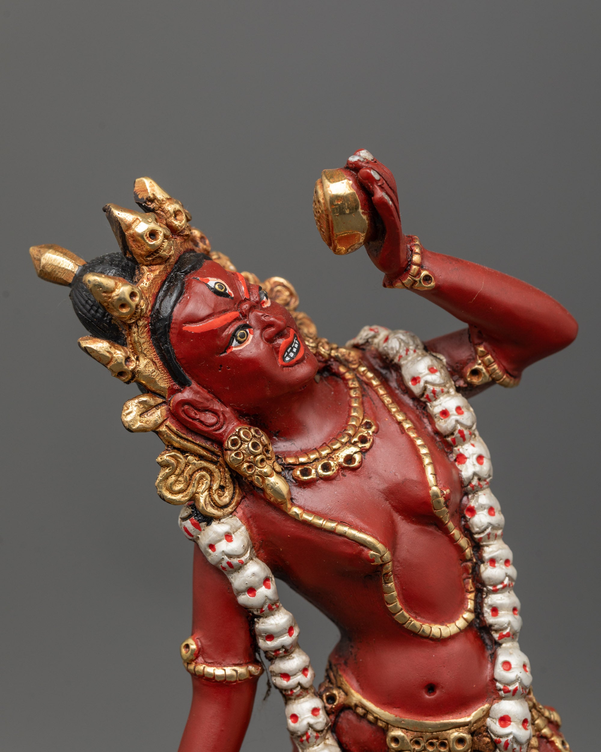 Premium Red Colored Vajrayogini Statue | Nepalese Buddhist Artwork