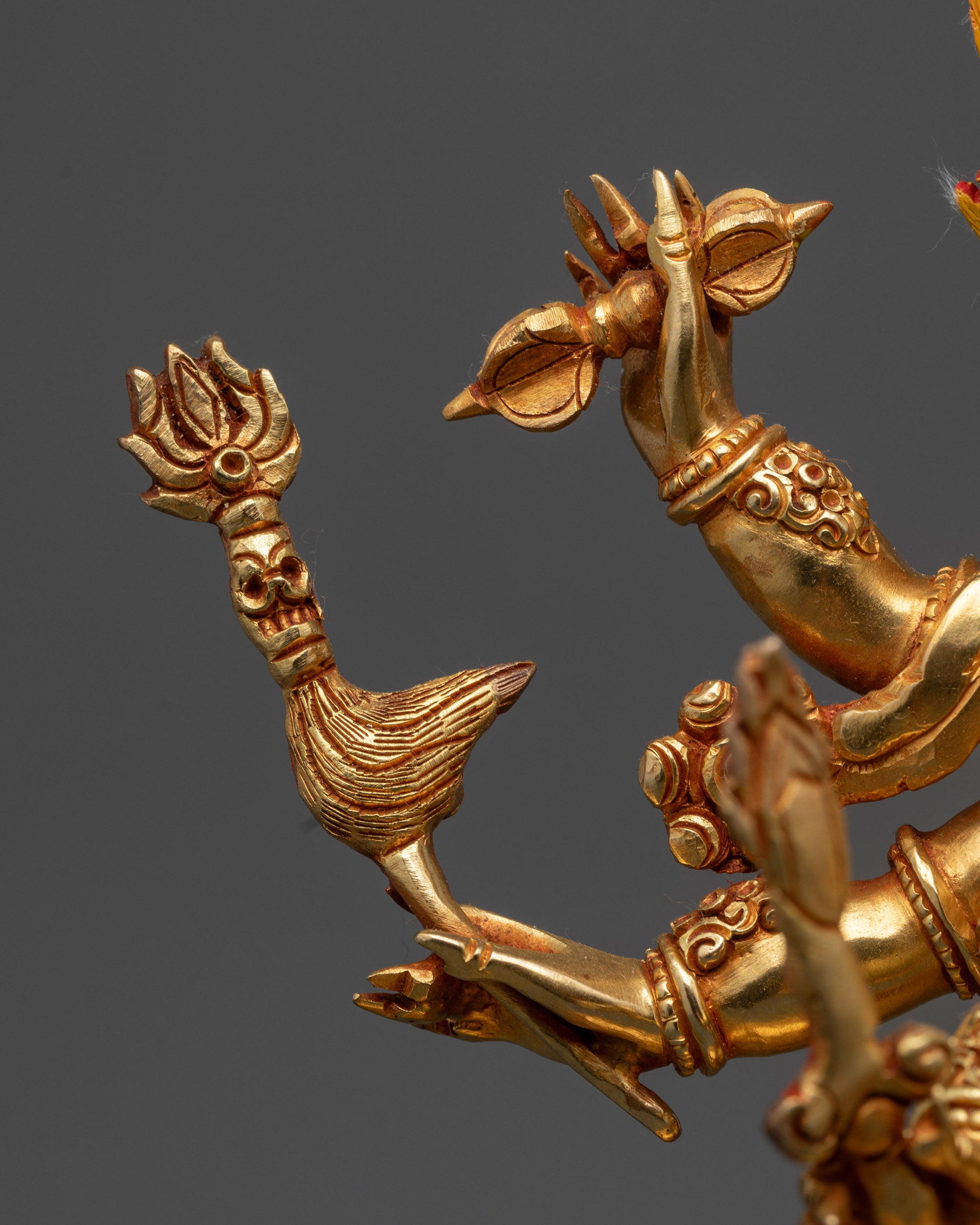 Wrathful Dharmapala Statue | Artisan-Crafted Himalayan Spiritual Art