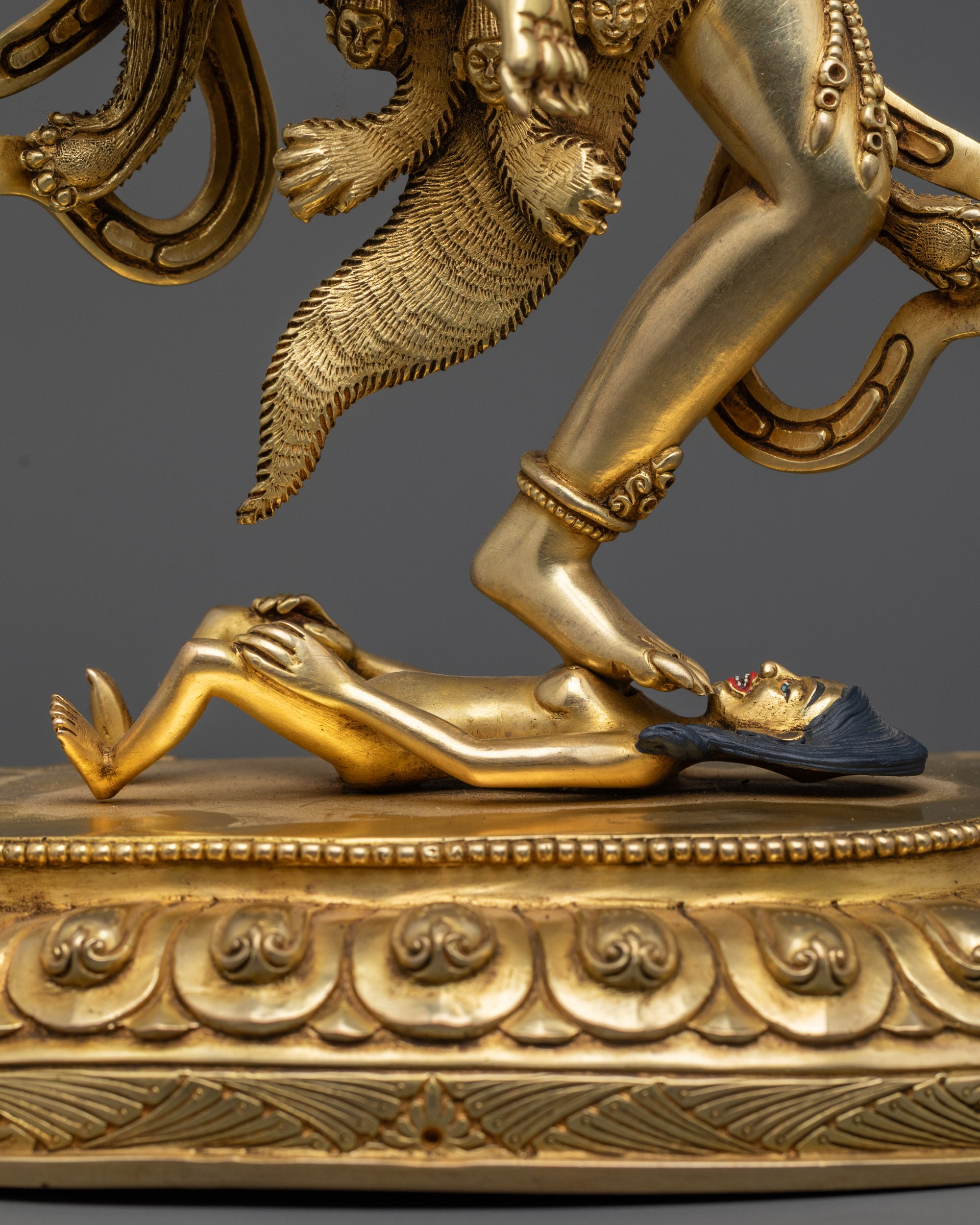 Goddess Troma Nagmo Statue | Wrathful Dakini Traditional Himalayan Art
