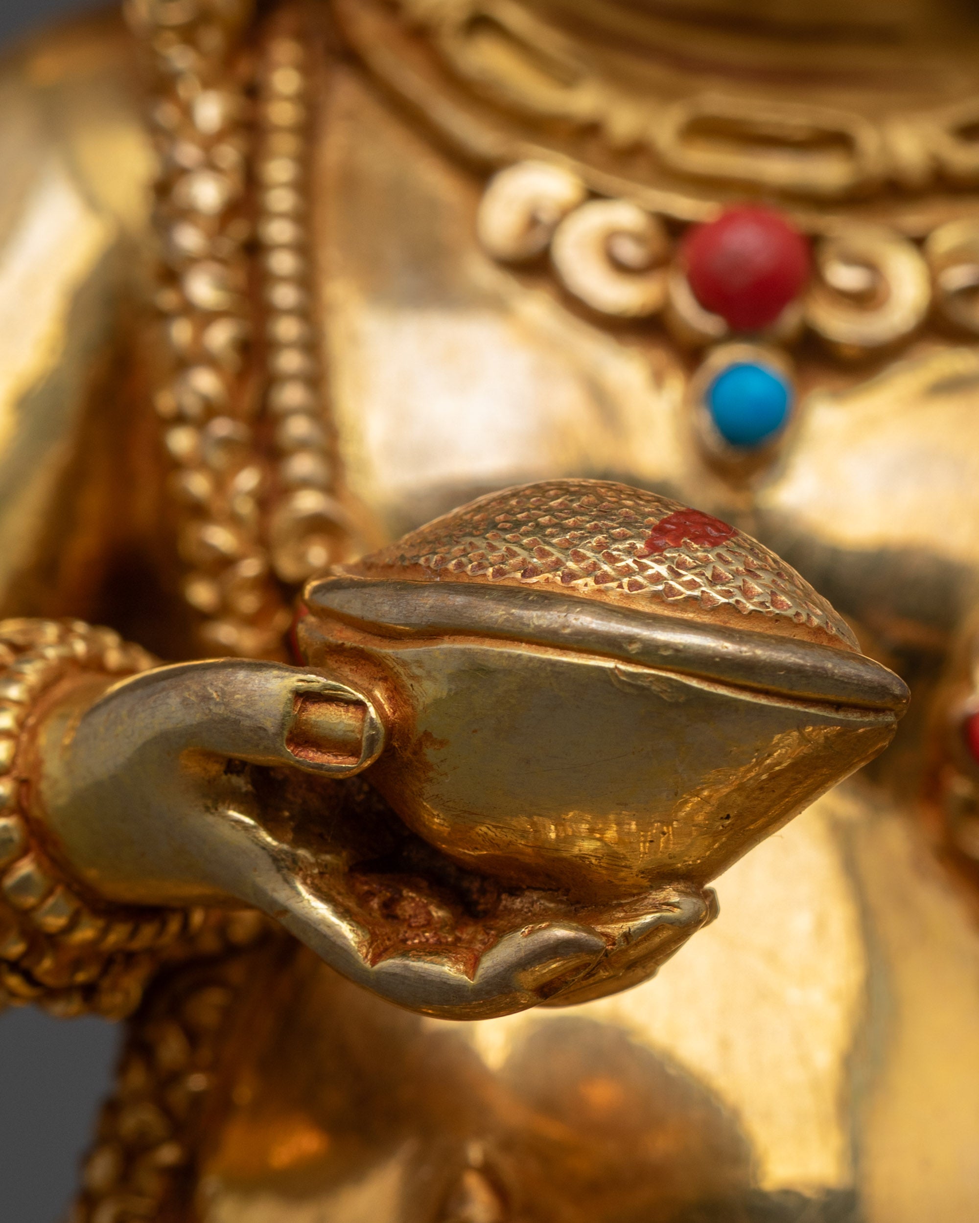 Black Dzambhala Statue | Fierce Wealth Protector in Tibetan Buddhism