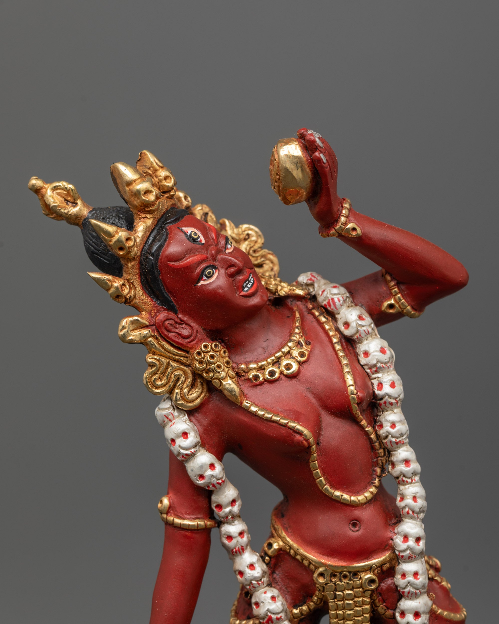 Tantric Vajrayogini Statue | Red Himalayan Goddess for Spiritual Energy