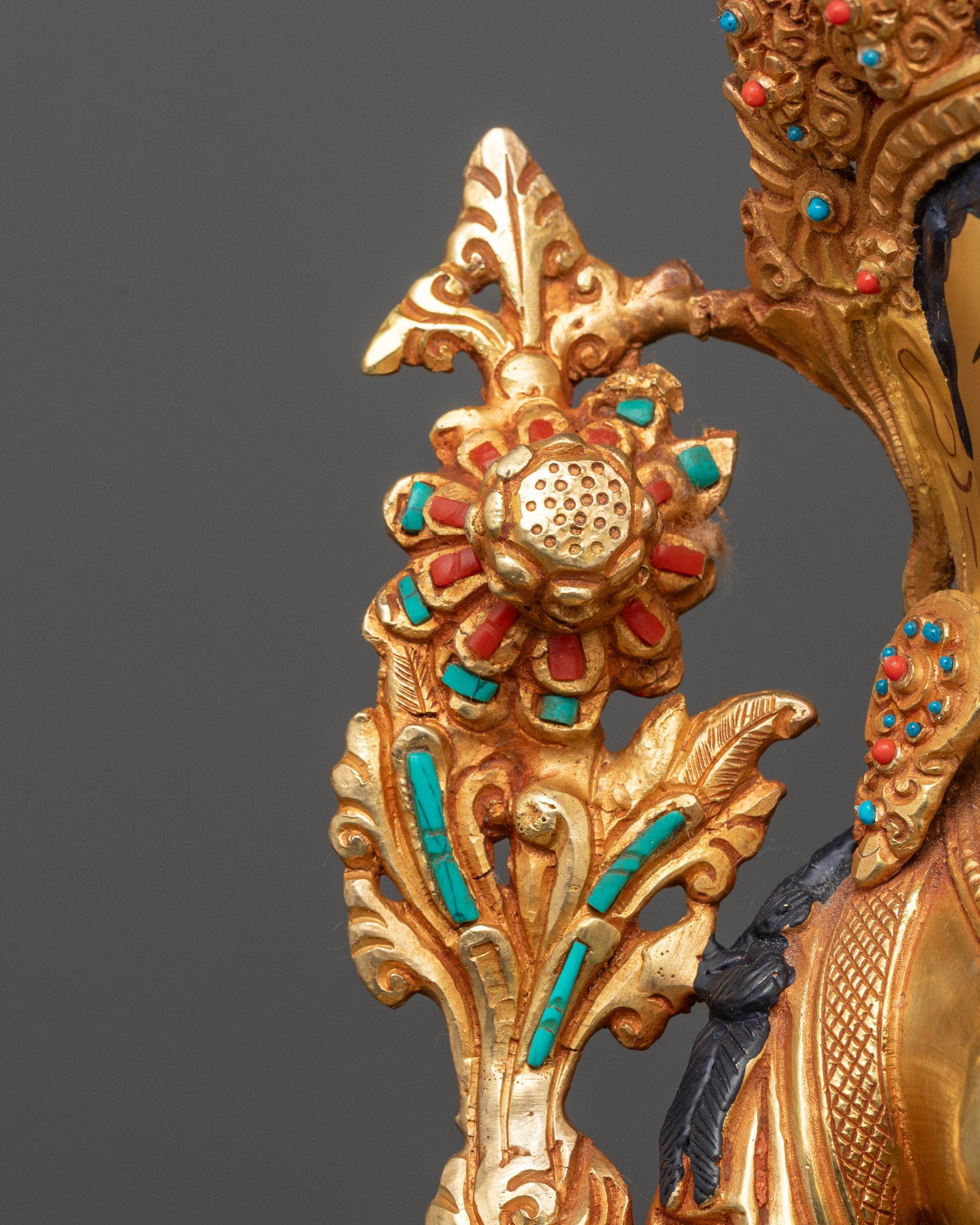 Seven Eyed White Tara Statue | Tibetan Buddhist Healing