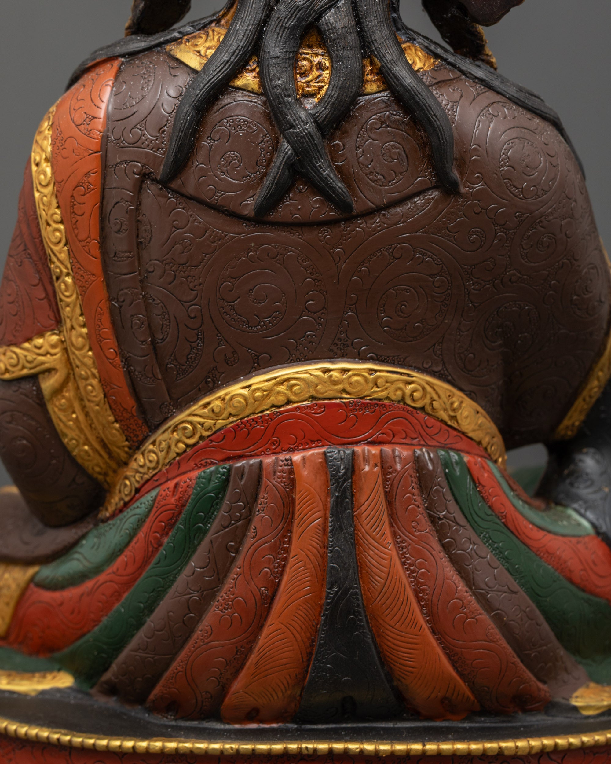 Himalayan Guru Padmasambhava Statue | Traditional Nepalese Artwork