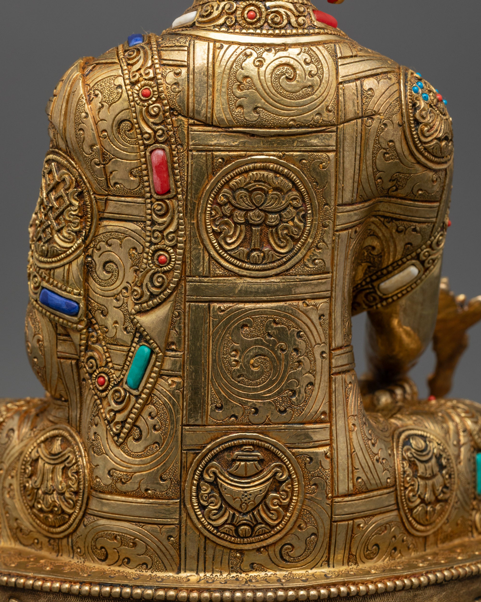 Detailed Medicine Buddha Sculpture | Exquisite Healing Statue for Altar