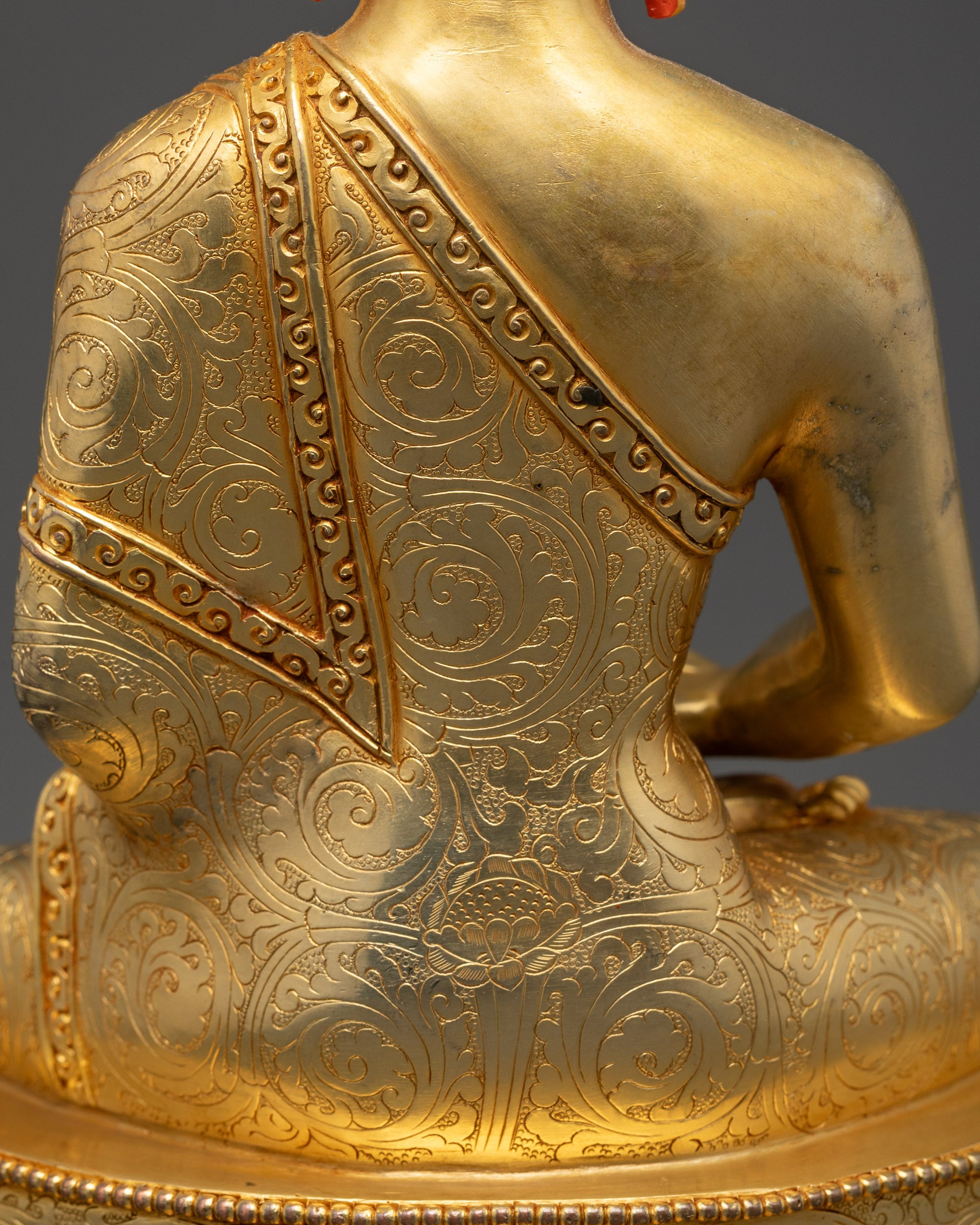24K Gold Gilded Amitabha Buddha Statue | Nepalese Craftsmanship