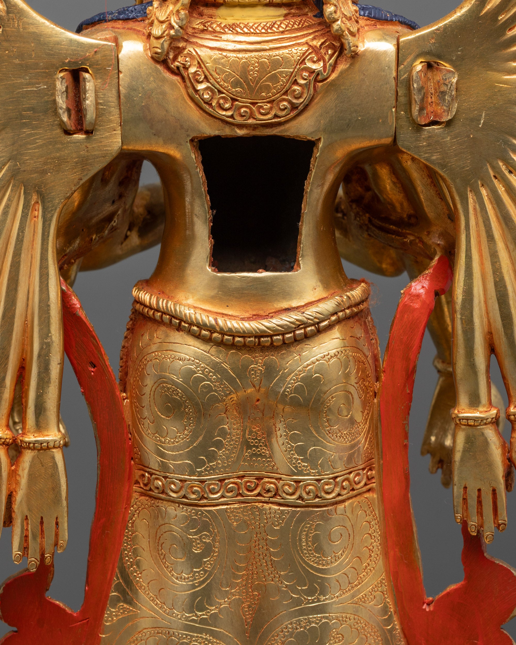 1000-Armed Chenrezig Statue | 24K Gold Gilded Avalokiteshvara Sculpture