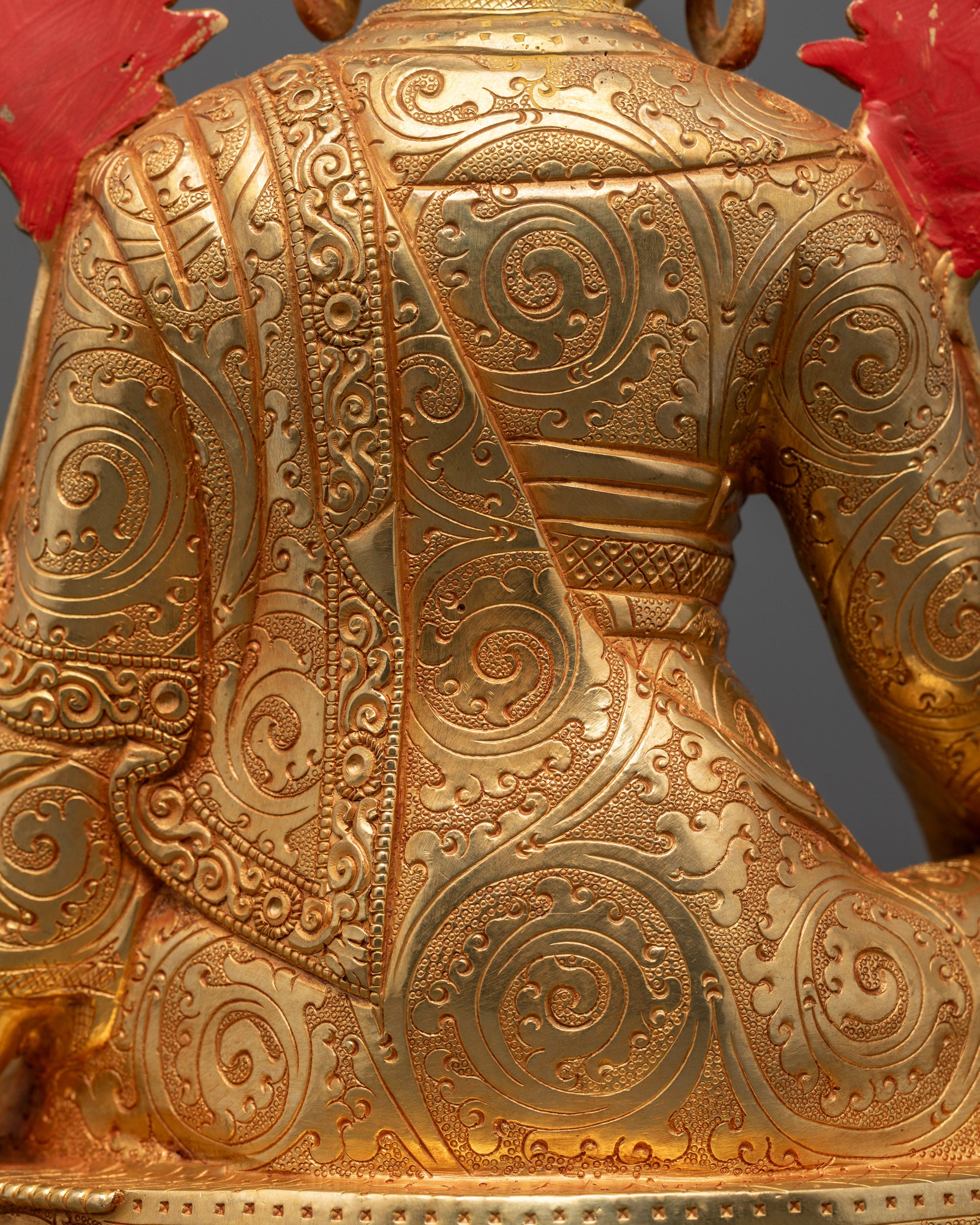 Nepalese Hand-Carved Jigme Lingpa Statue | Sacred Buddhist Artwork