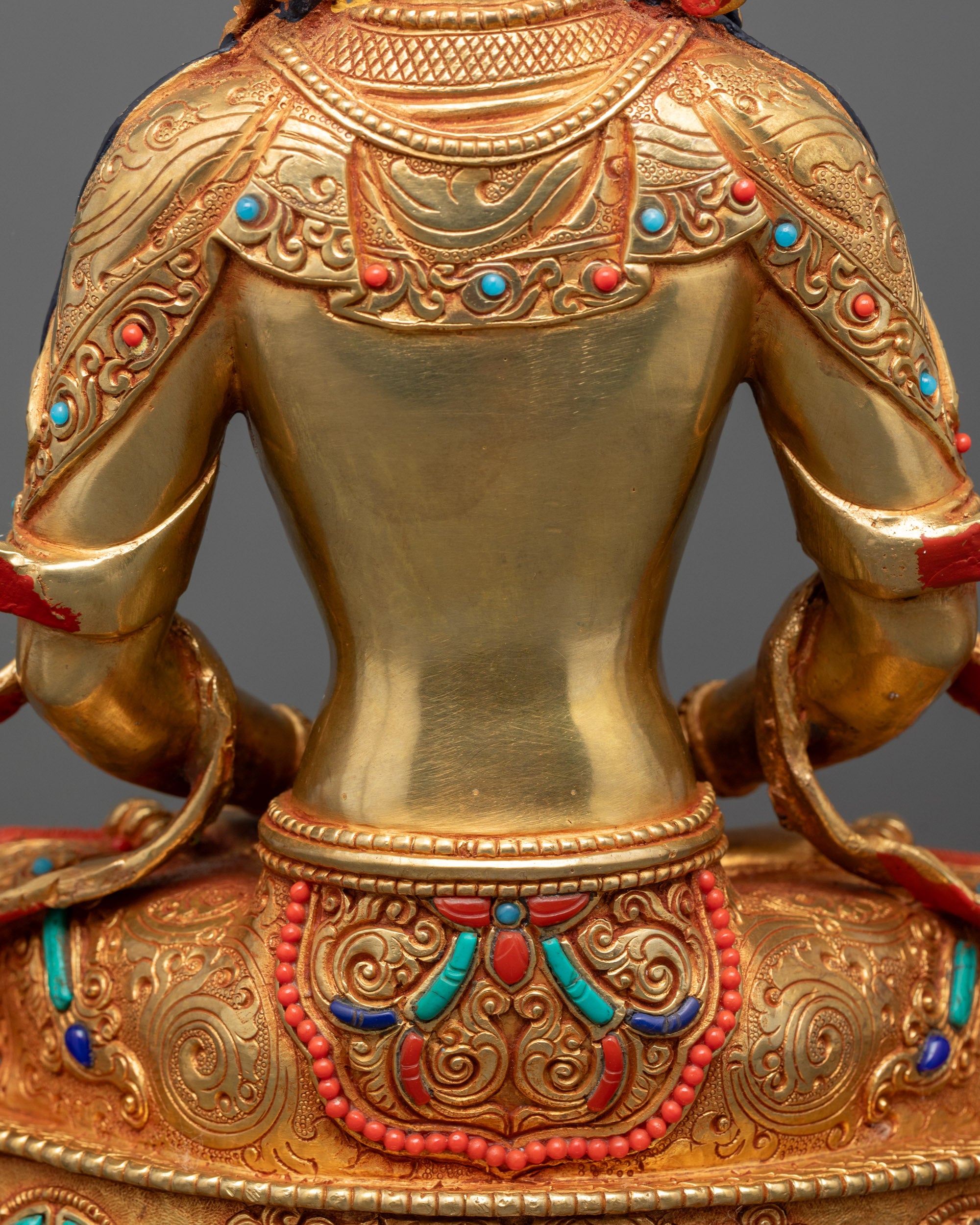 Tibetan Buddha Amitayus Statue for Long Life Blessings