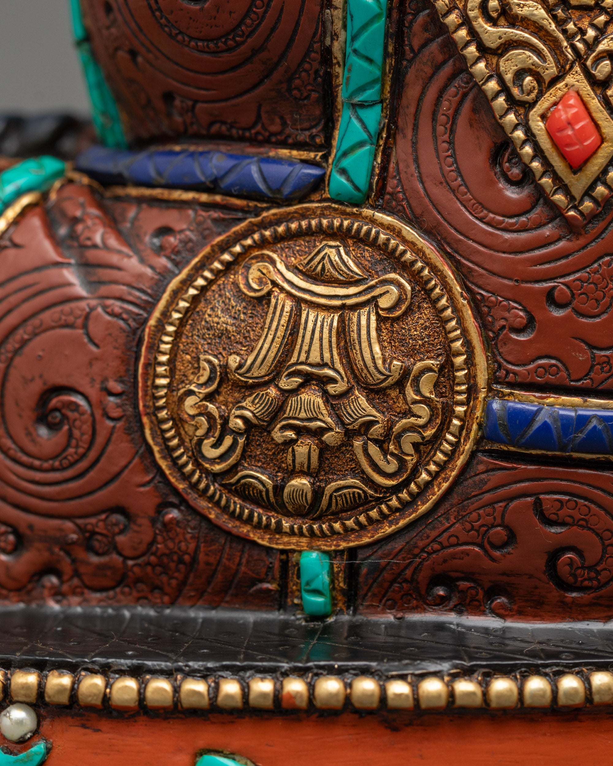 Blue Bhaisajyaguru Statue | Traditional Nepalese Idol for Healing
