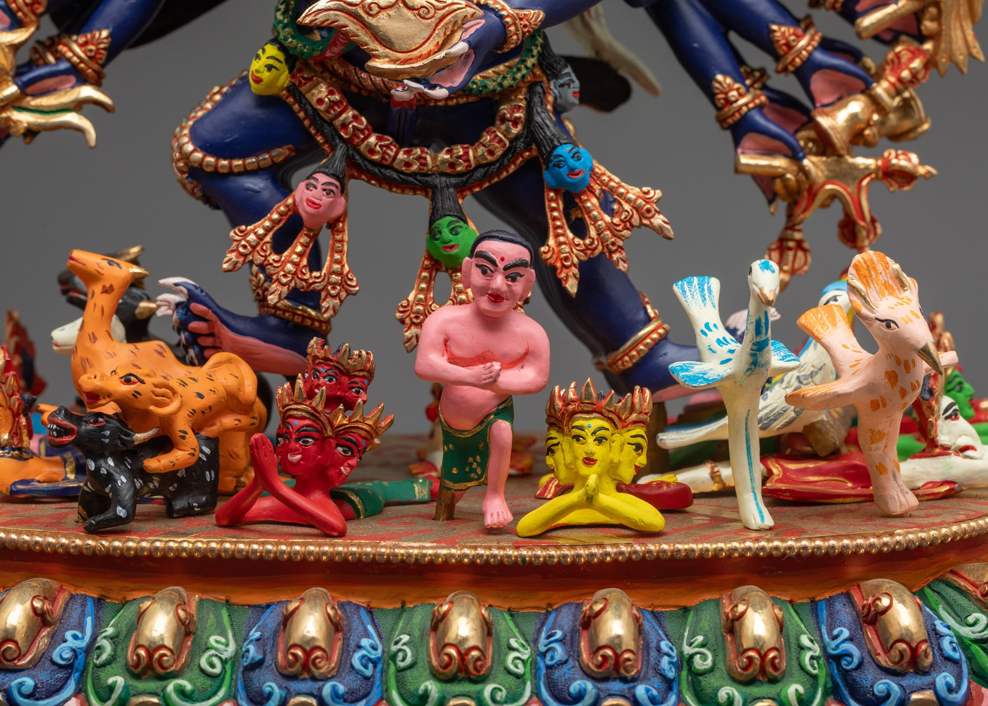 Himalayan Yamantaka Statue | Traditional Nepalese Buddhist Art