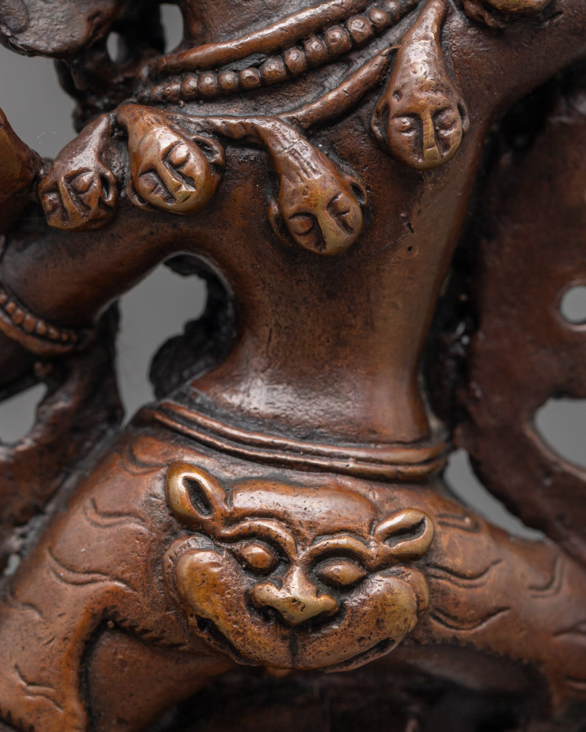 Oxidized Dorje Phagmo Statue | Sacred Tibetan Buddhist Deity