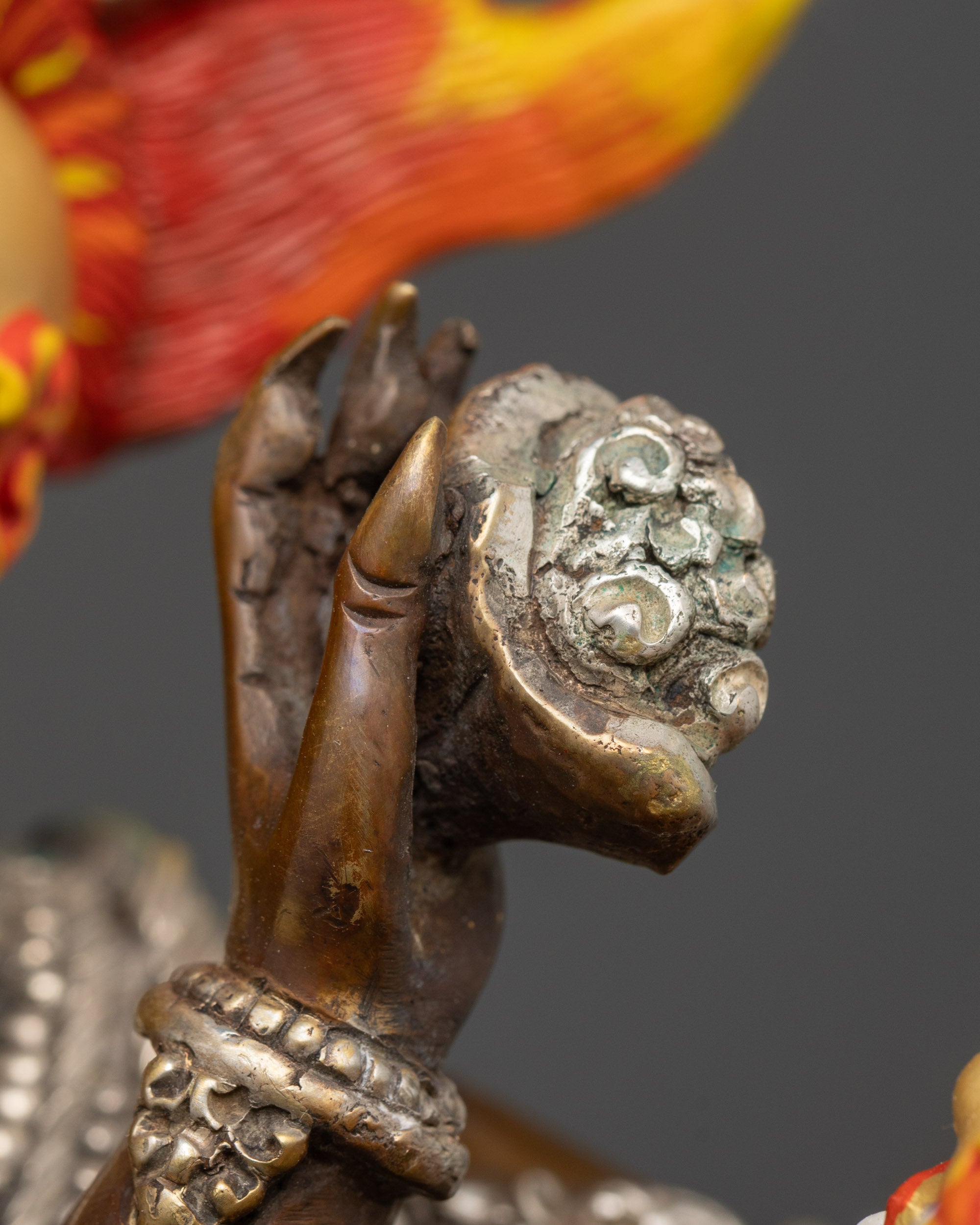 Premium Yamantaka with Consort Statue | Handcrafted Protector Deity