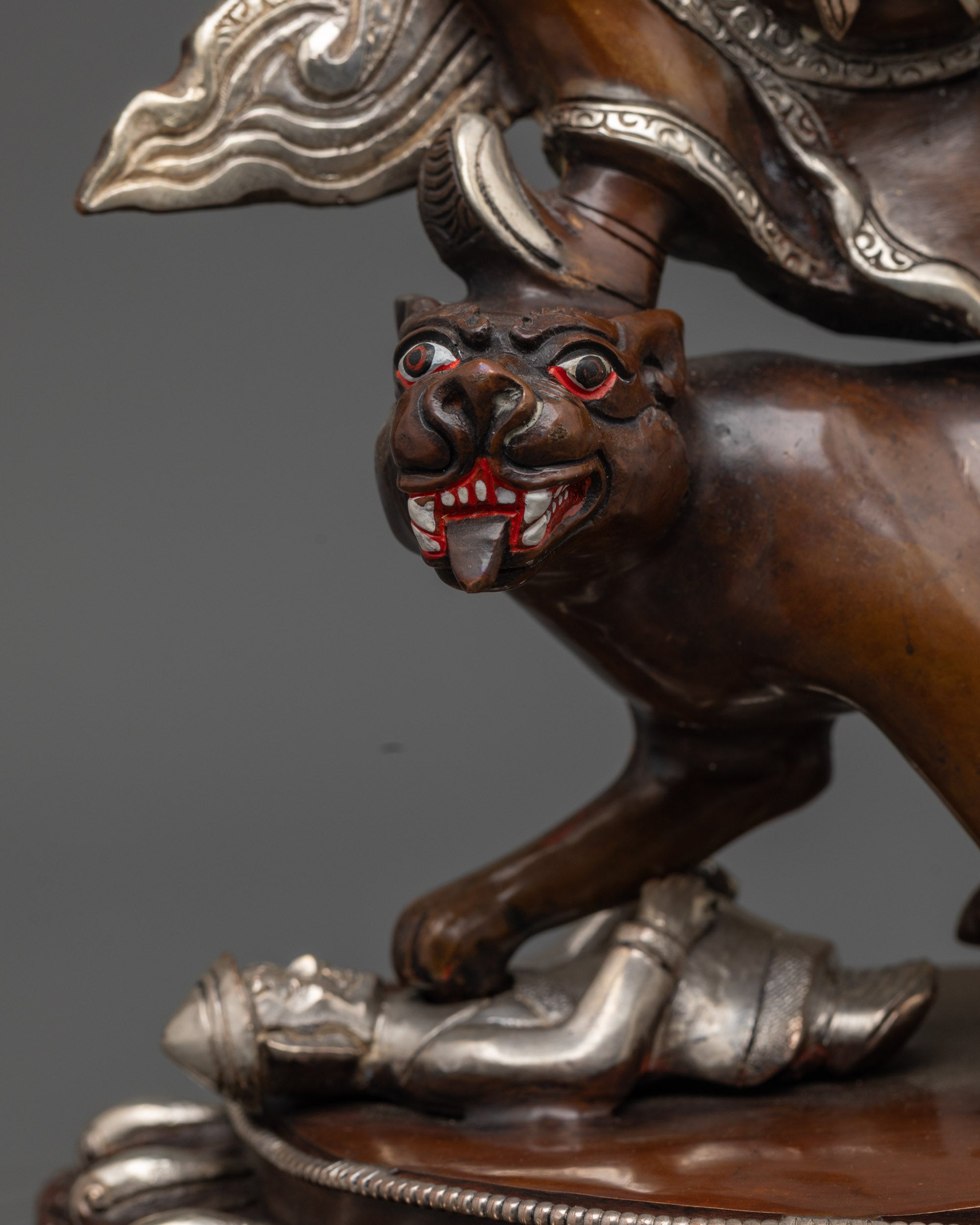 Oxidized Dorje Drolo Statue | Handcrafted Buddhist Sculpture