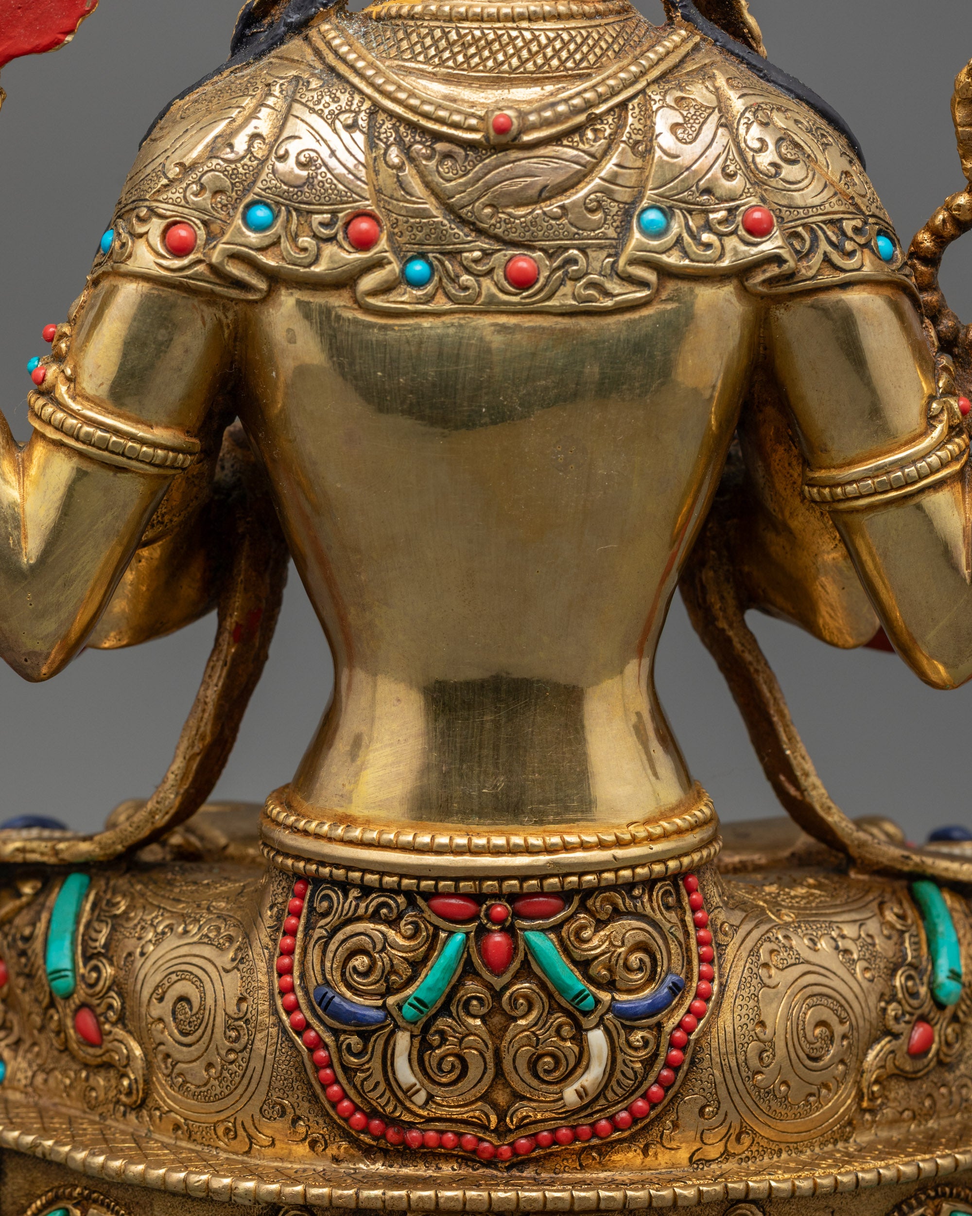 Nepalese Handmade Chenrezig Statue | Divine Compassion & Sacred Decor