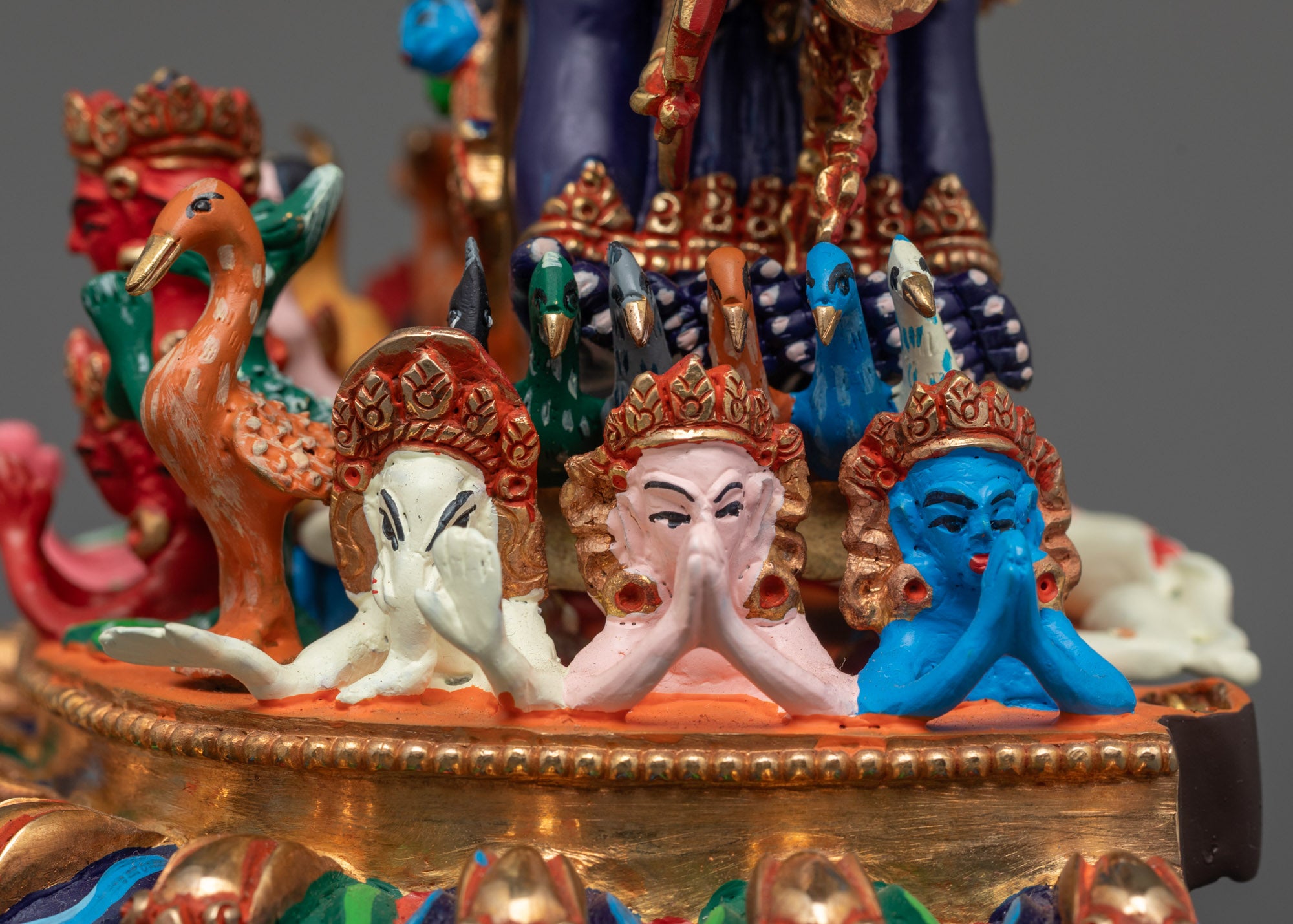 Nepalese Yamantaka Statue | Authentic Buddhist Protector