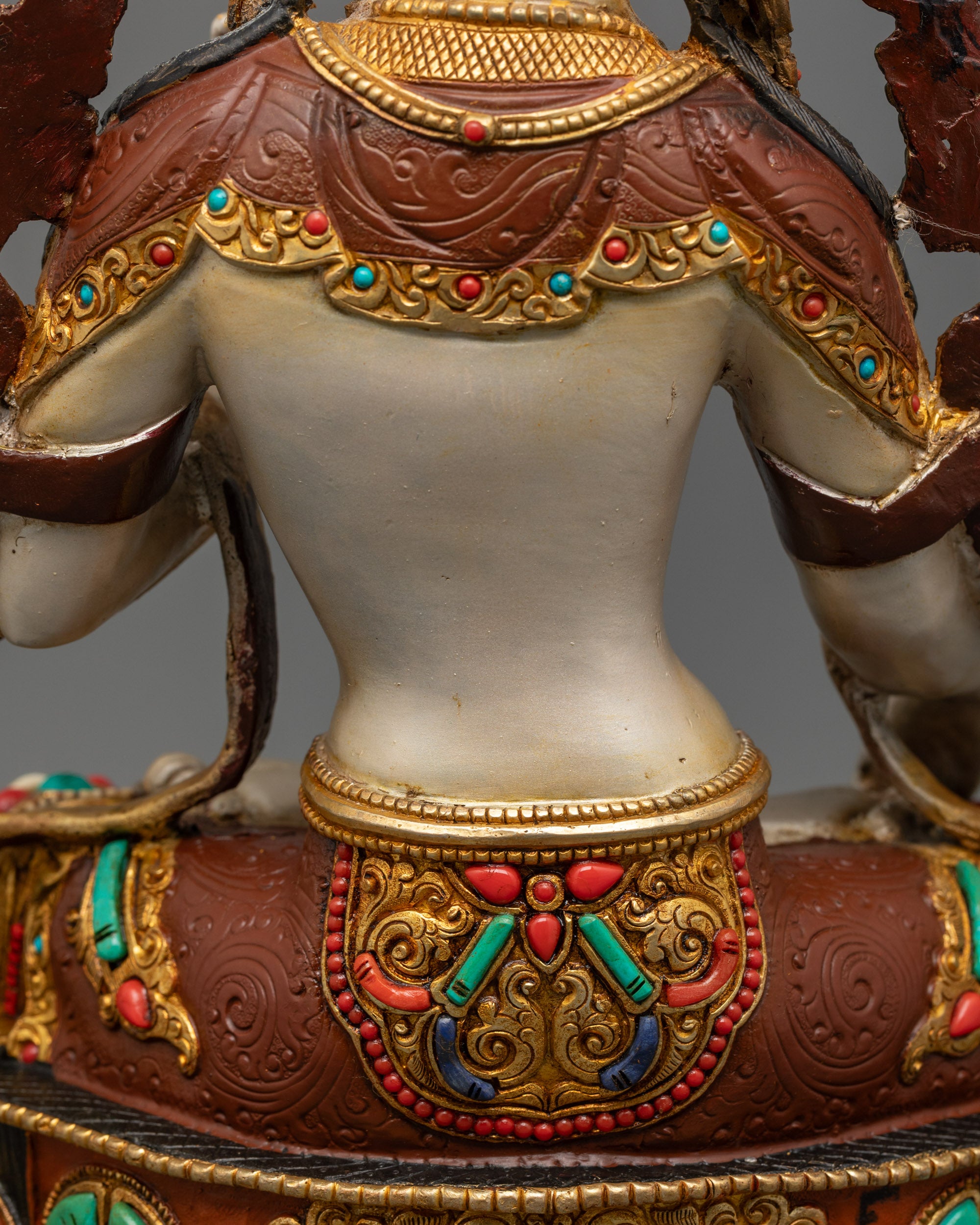 White Tara Statue | Authentic Tibetan Buddhist Art