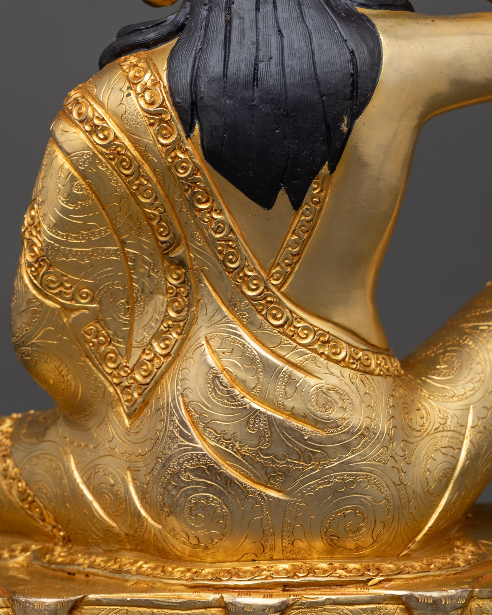 Buddhist Master Milarepa Statue | Handcrafted Himalayan Tibetan Art
