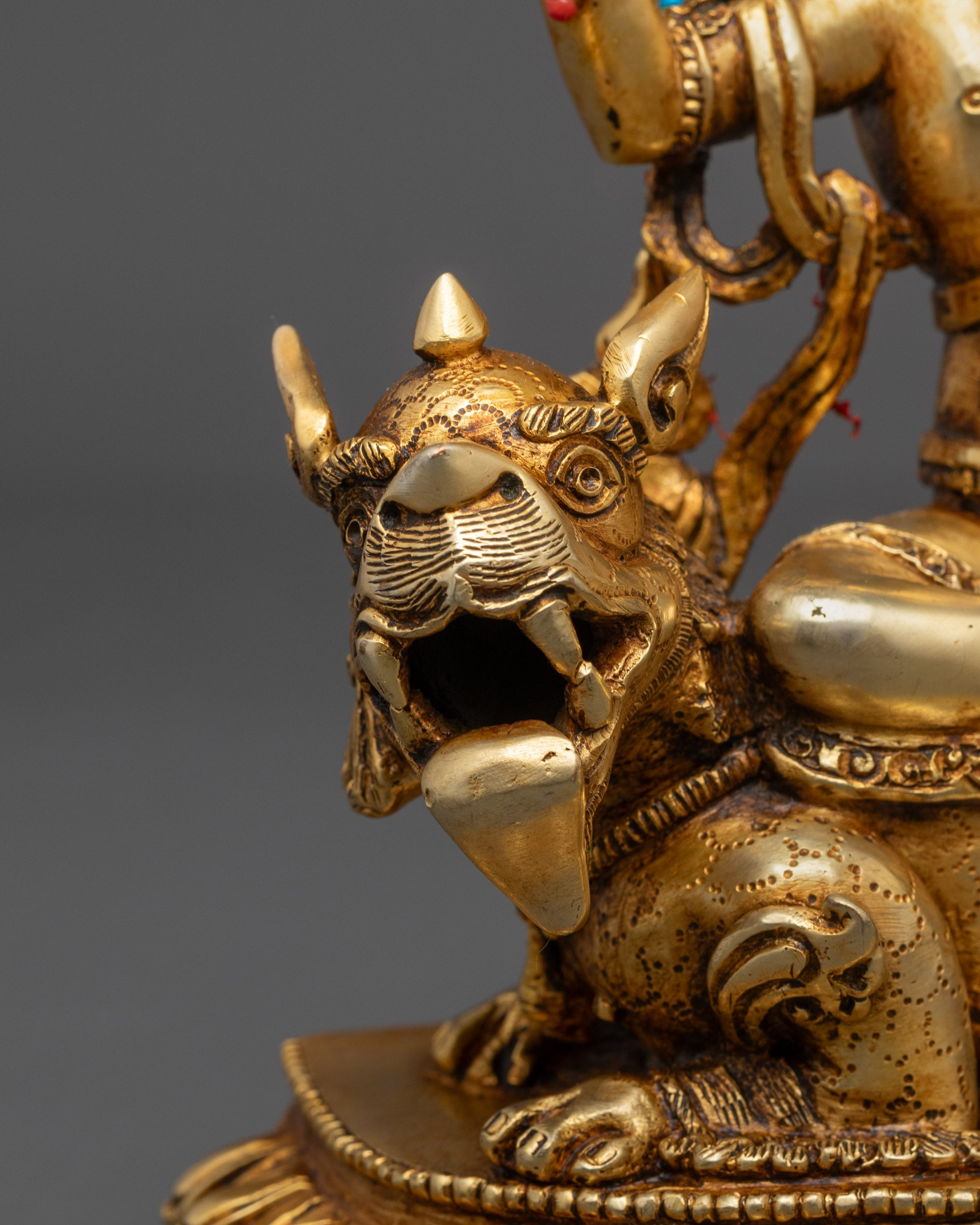 Simhada Manjushri Statue | Himalayan Bodhisattva of Insight and Clarity