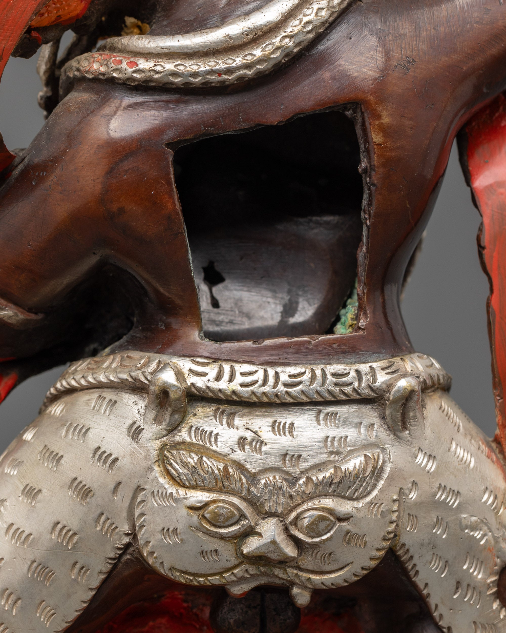 Bodhisattva Vajrapani Sculpture | Authentic Handmade Himalayan Artwork