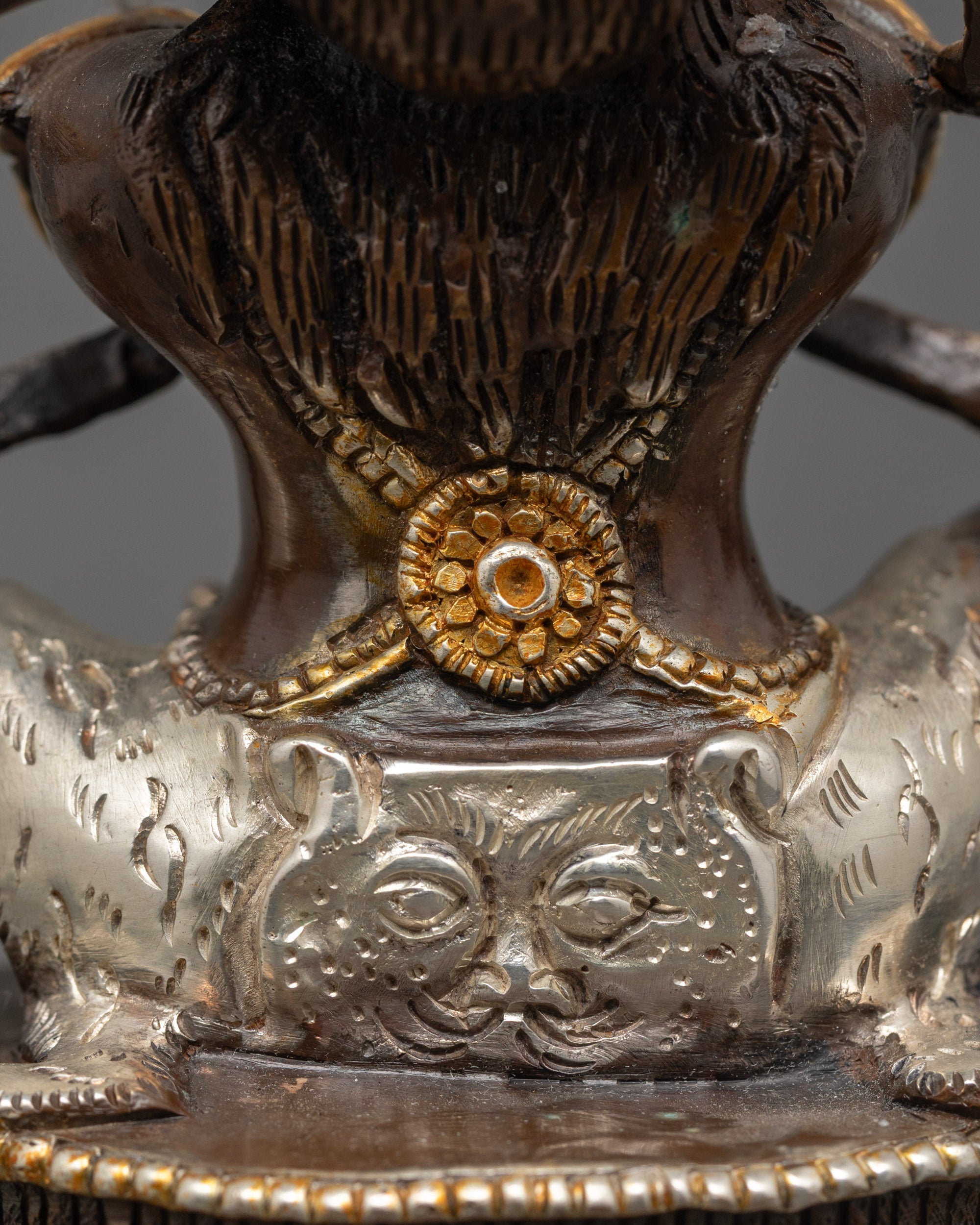 Dorje Kandro Statue | Oxidized Copper Buddhist Deity Sculpture