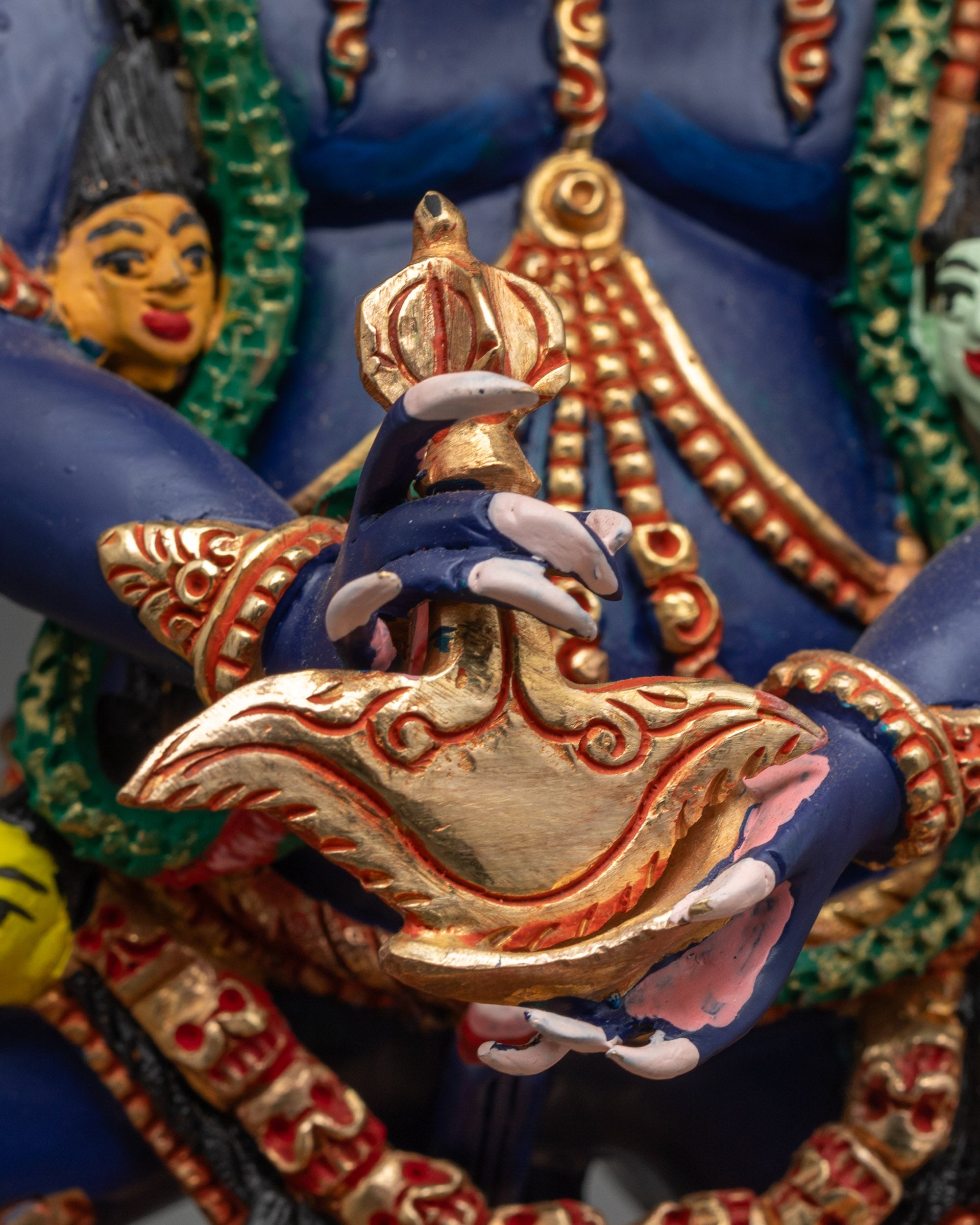 Himalayan Yamantaka Statue | Traditional Nepalese Buddhist Art
