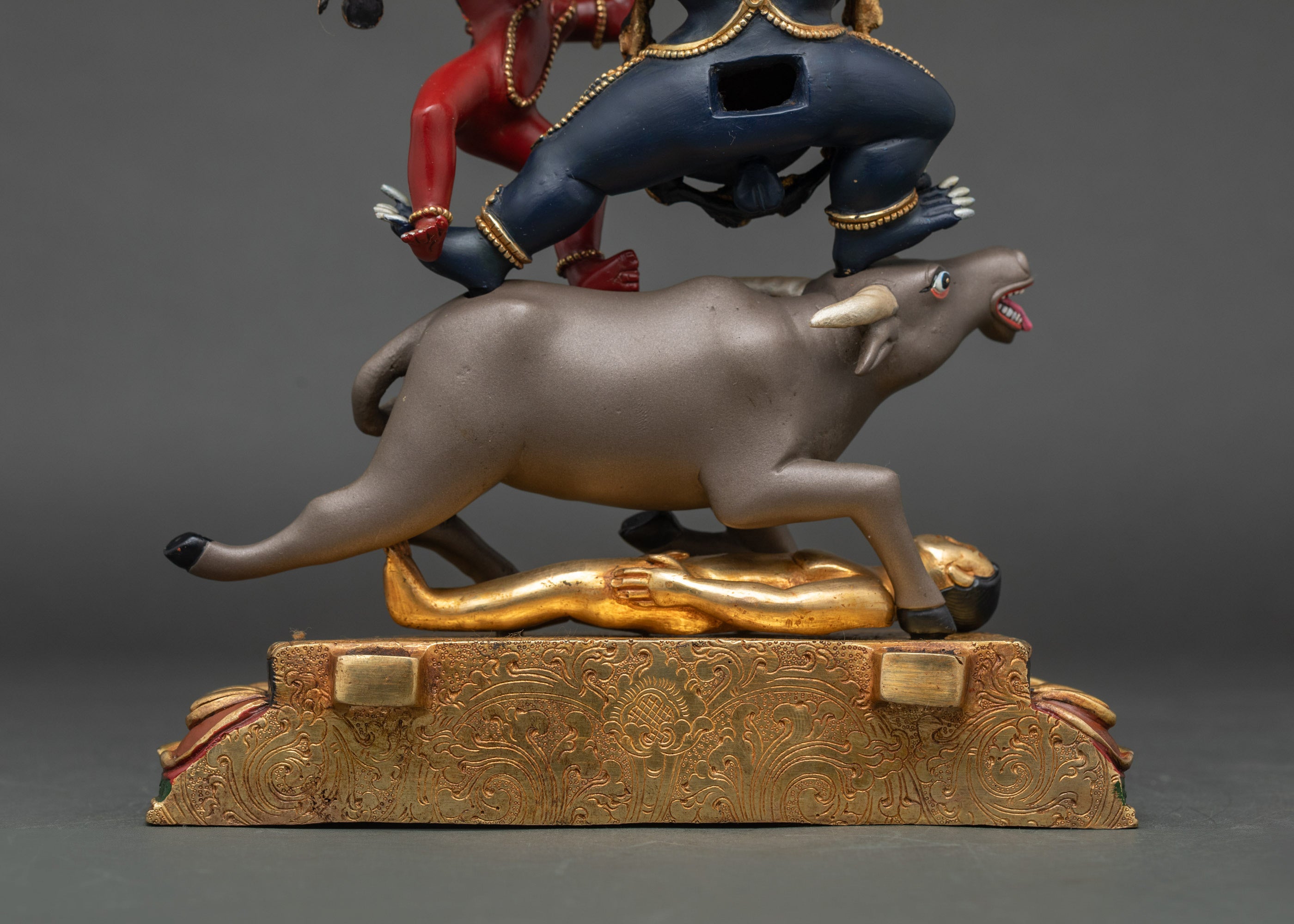Authentic Yamantaka Statue | Sacred Himalayan Buddhist Artwork