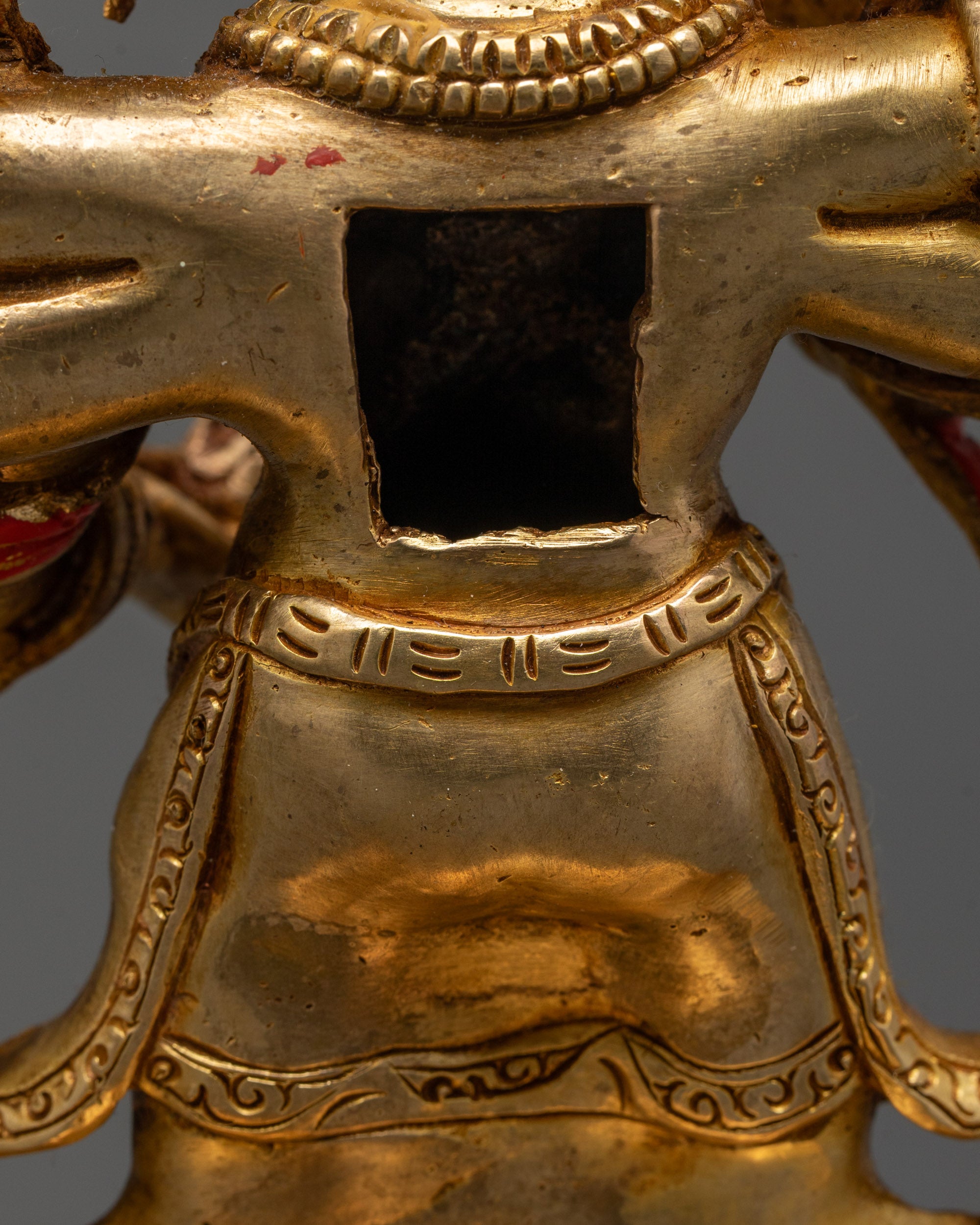 White Six-Armed Mahakala Statue | Protector in Vajrayana Buddhism
