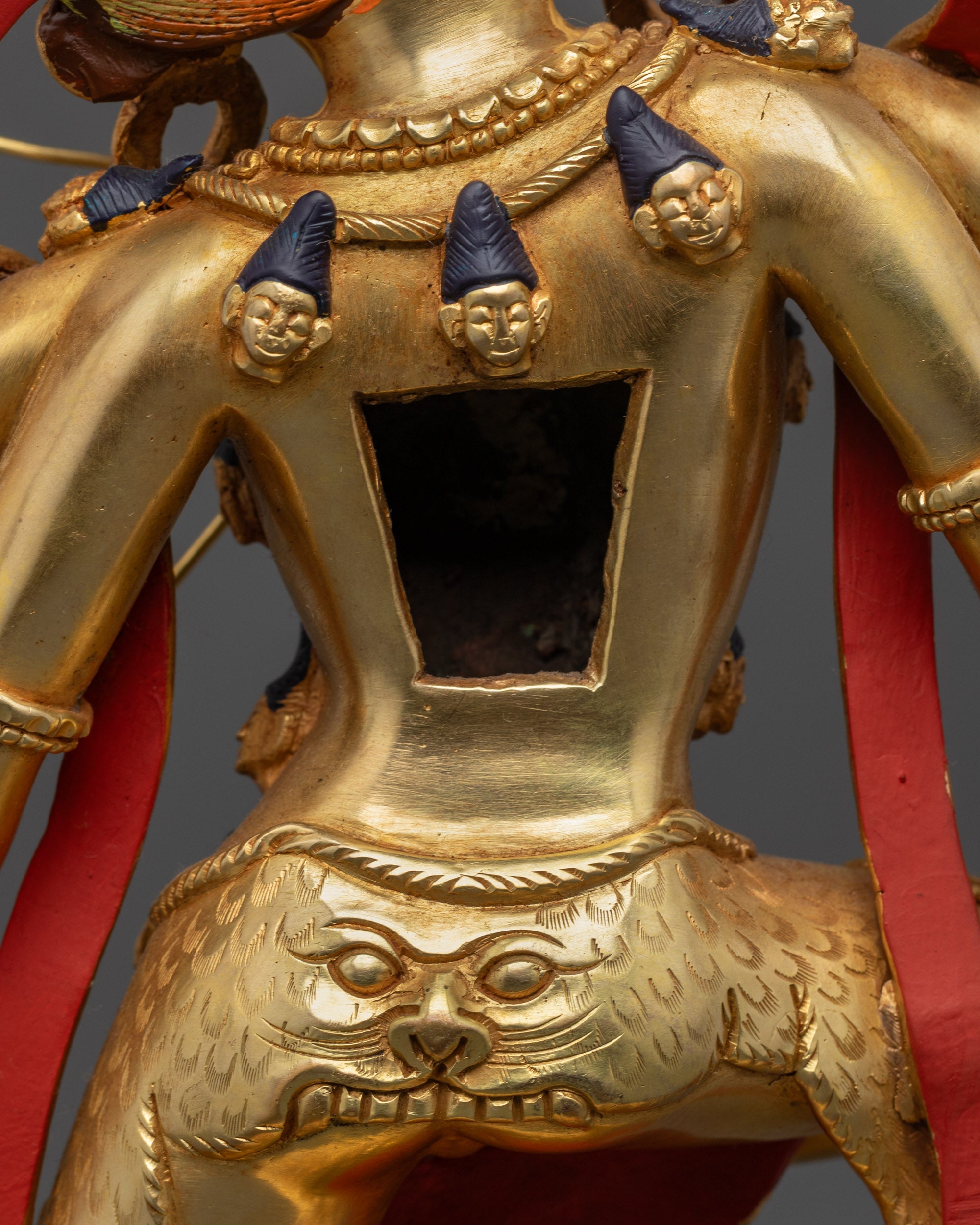 Handcrafted Kurukulla Statue | 24K Gold-Gilded Goddess of Attraction