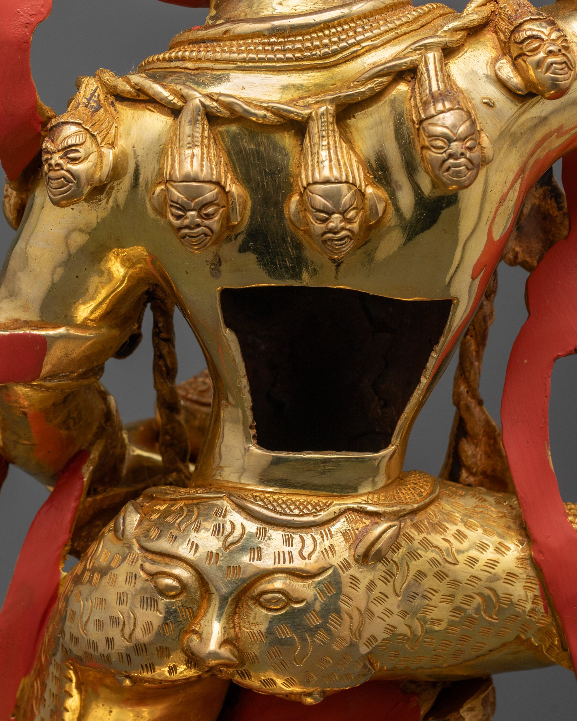 Singha Mukha Statue | Handcrafted Lion-Faced Dakini Sculpture