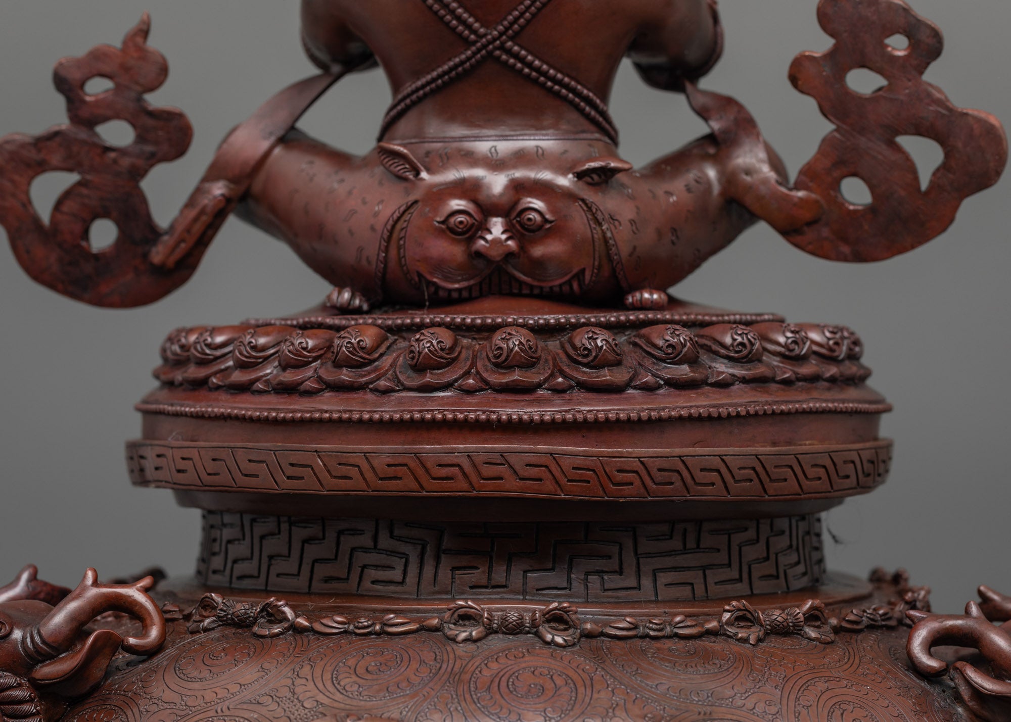 Oxidized Vajradhaka Statue | Spiritual Buddhist Decor from Nepal