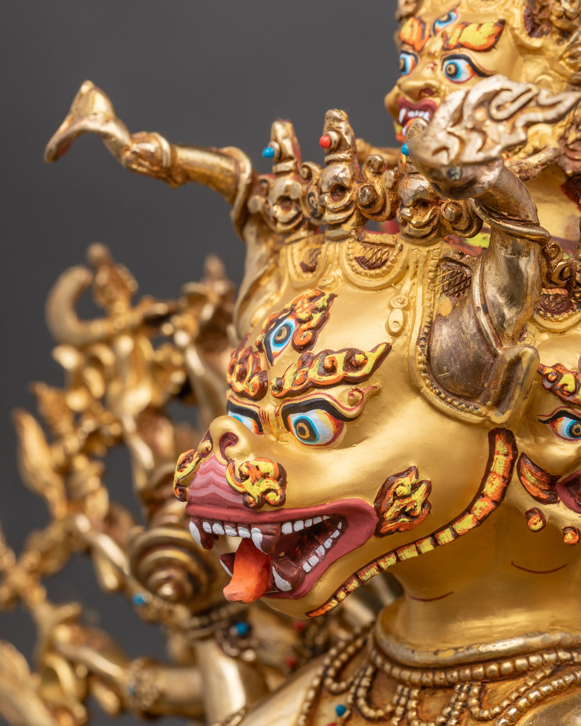 Yamantaka Tibetan Deity Statue – Wrathful Destroyer of Death