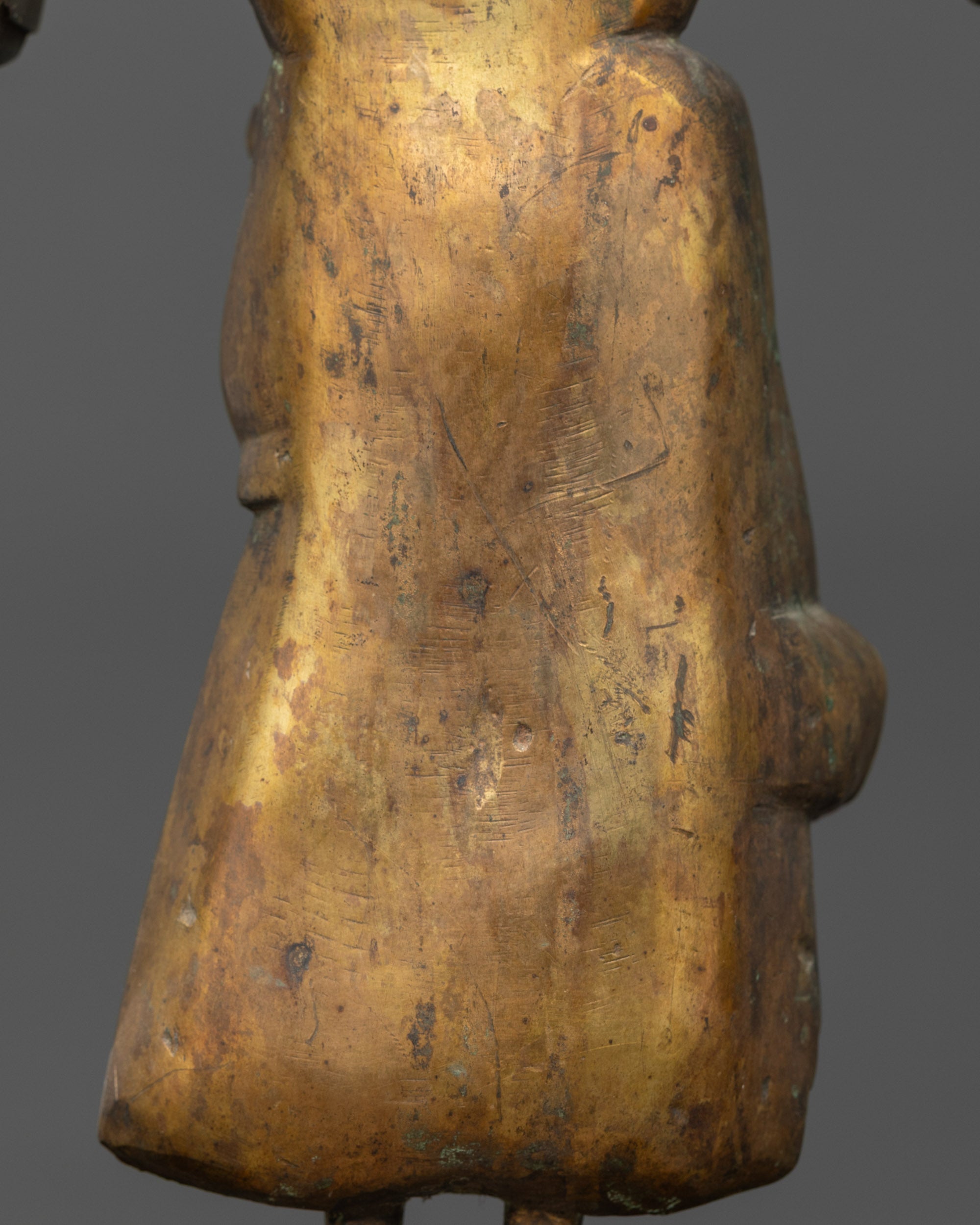 Antique Standing Shakyamuni Buddha Sculpture | Timeless Devotion