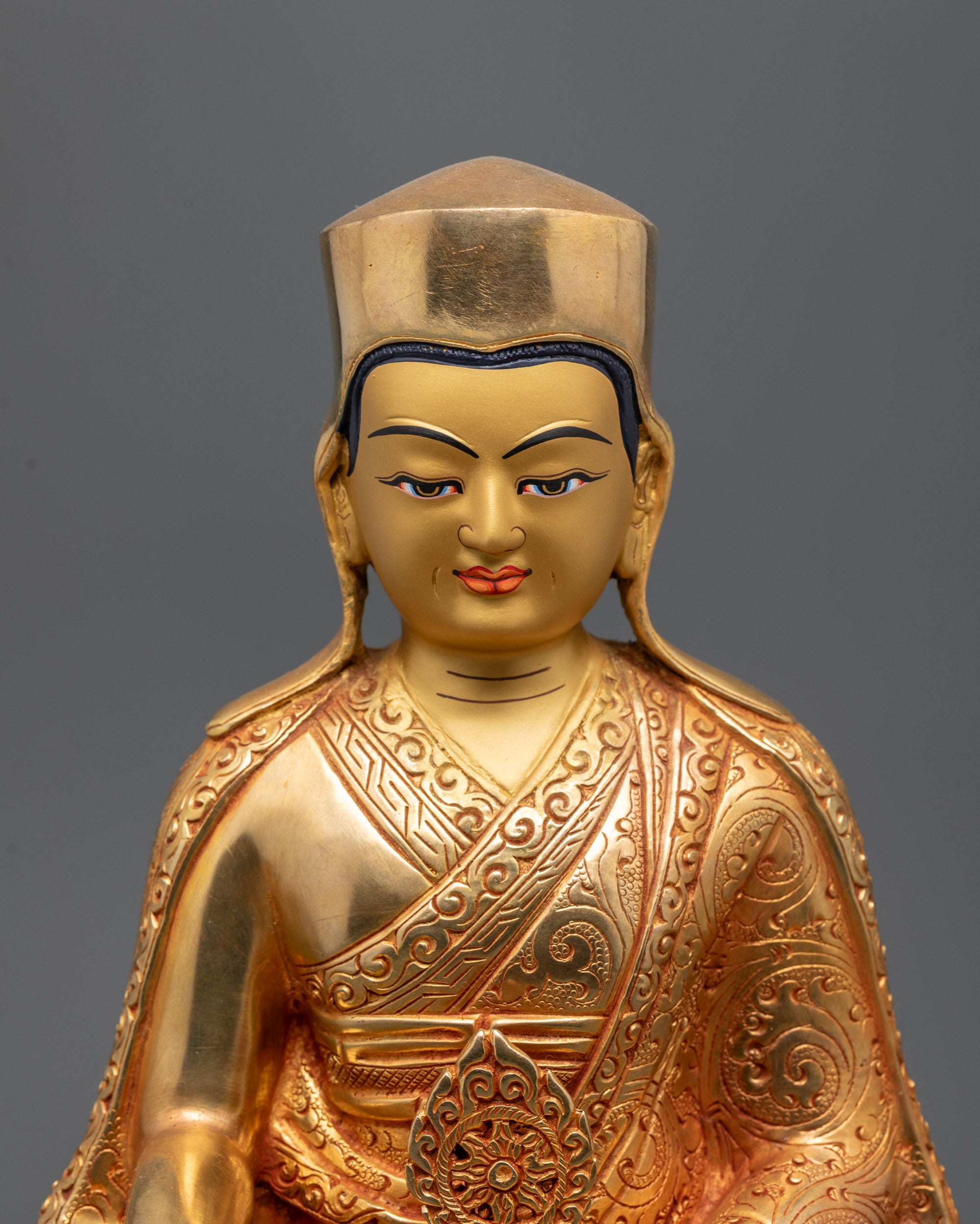 Shakya Masters Set | Handmade Buddhist Statue Set from Nepal