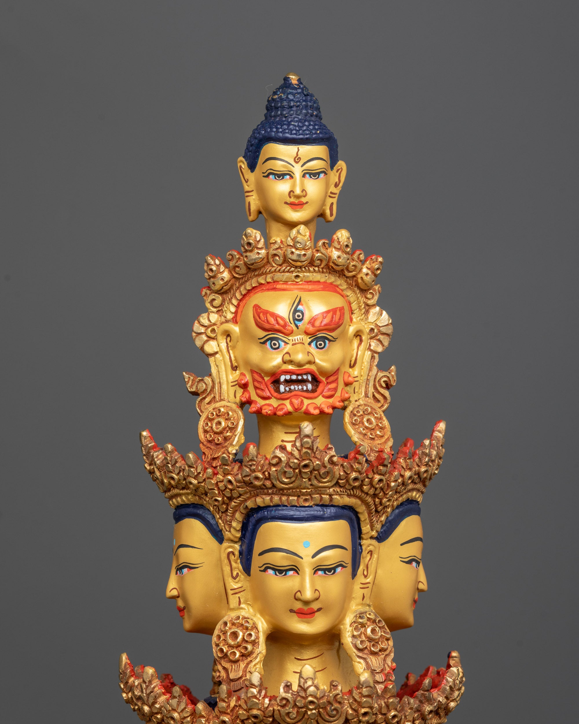 1000-Armed Chenrezig Statue | 24K Gold Gilded Avalokiteshvara Sculpture