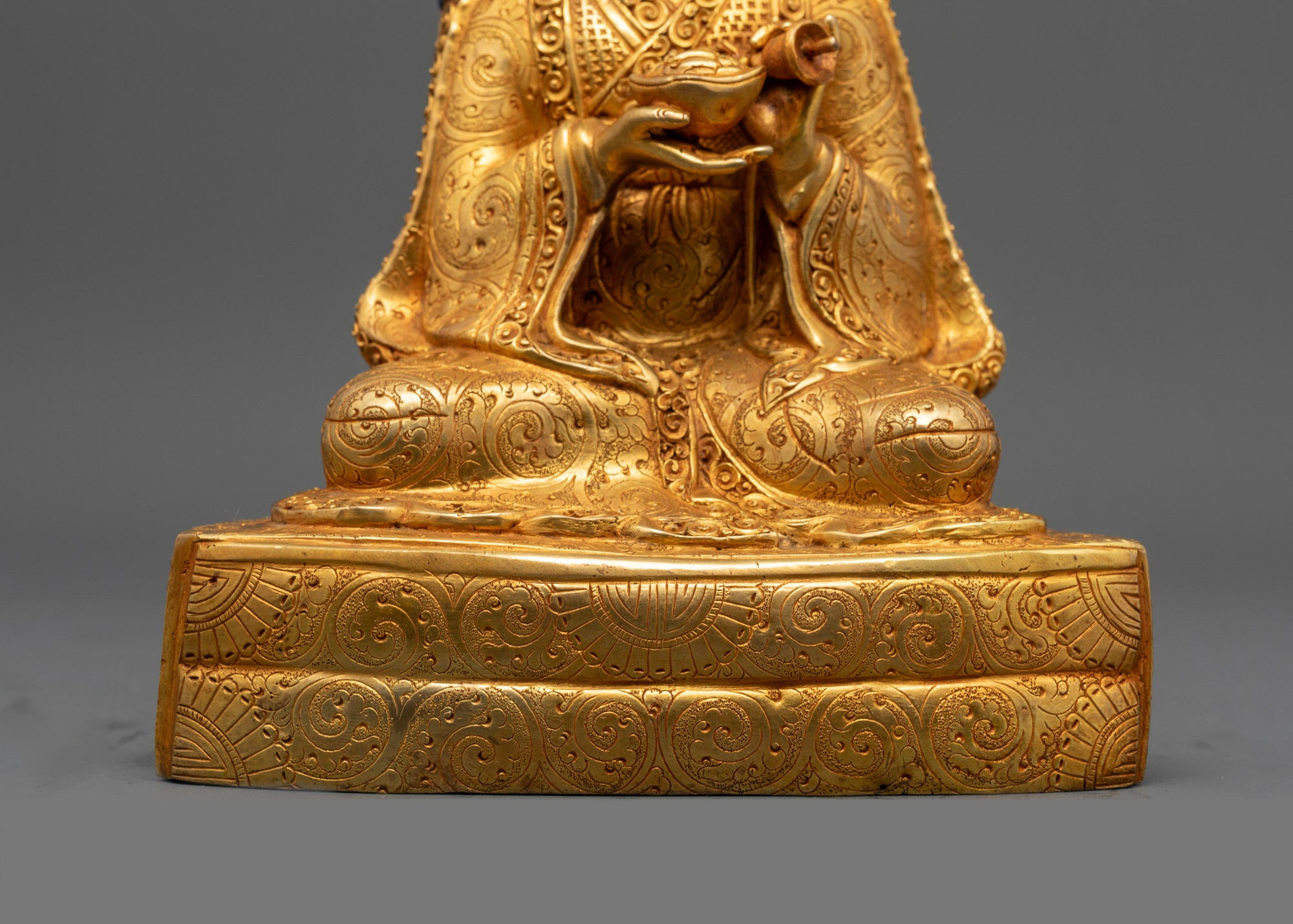 Sakya Master Set Statue | Detailed Handmade Buddhist Craft from Nepal