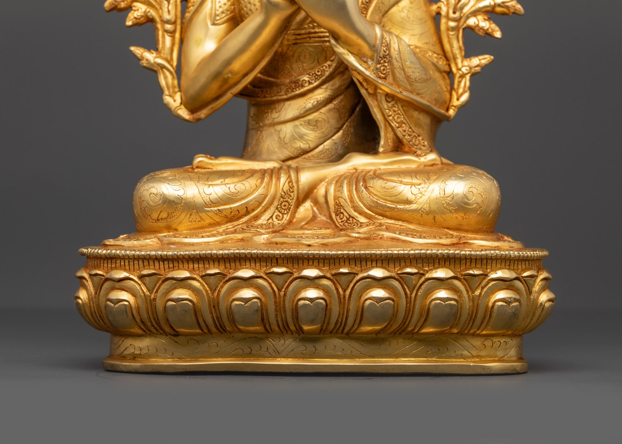 Lama Je Tsongkhapa Set | Handcrafted Buddhist Icons from Nepal
