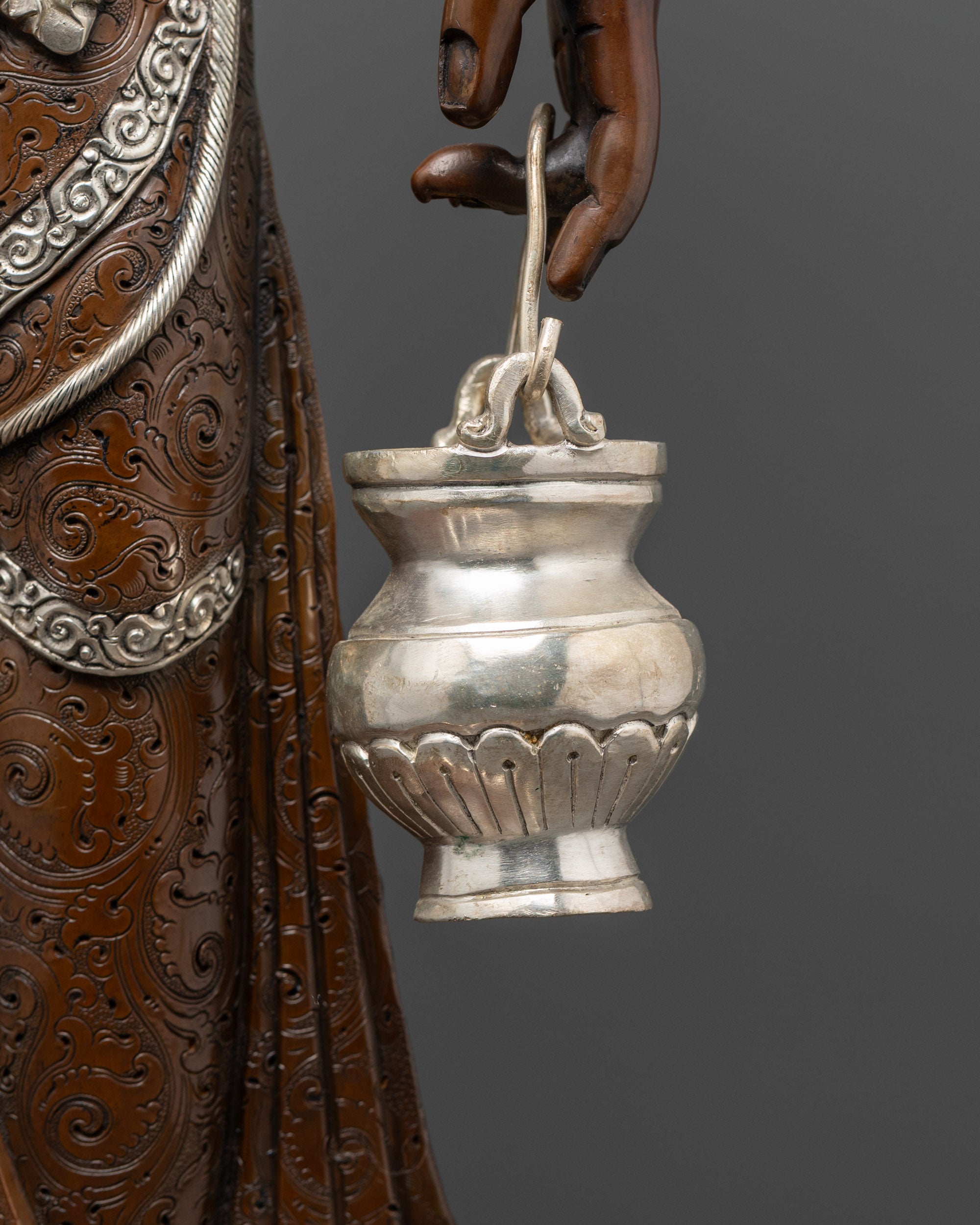 Oxidized Amoghapasa Lokeshvara Statue | Timeless Nepalese Artwork
