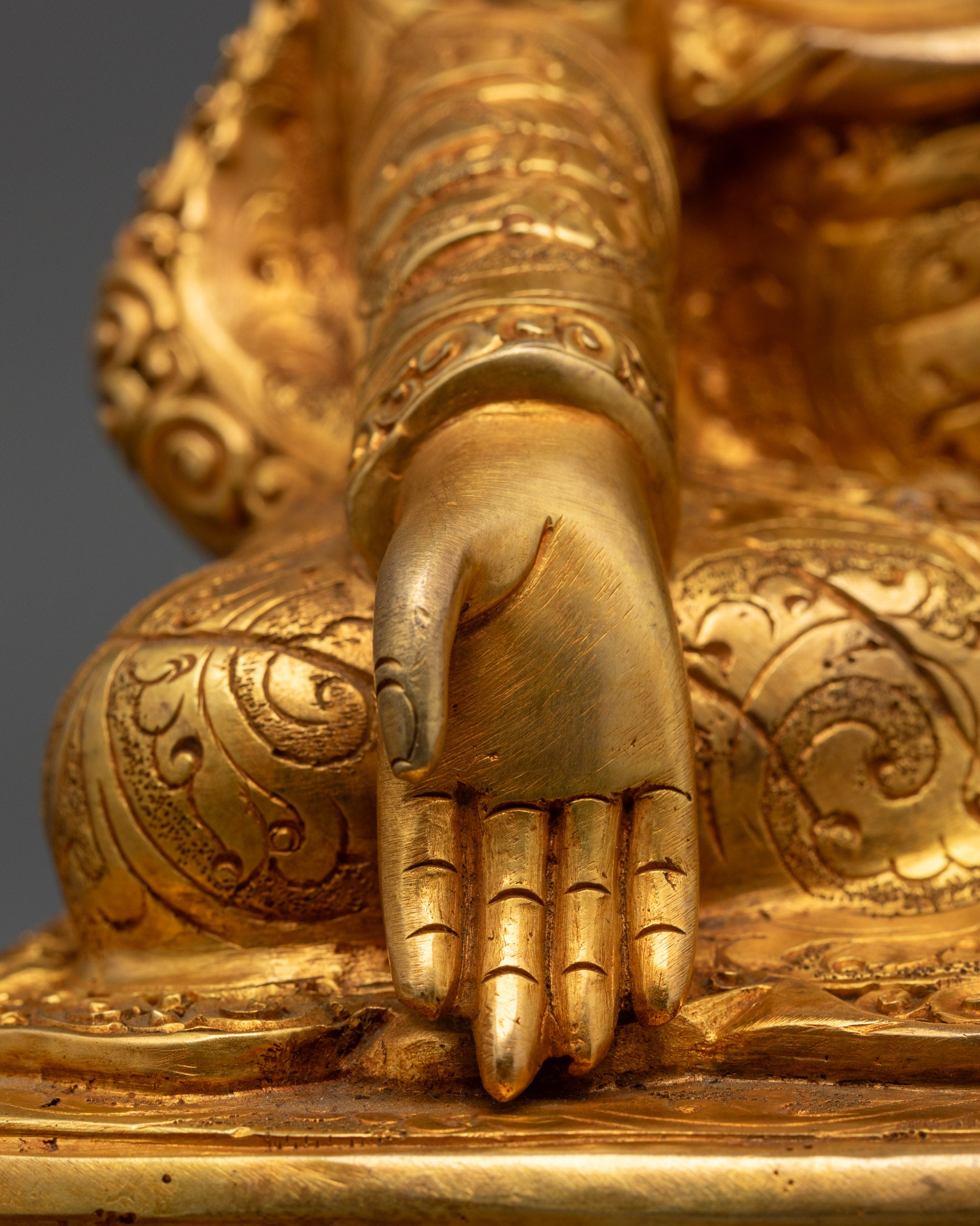 Sakya Master Set Statue | Detailed Handmade Buddhist Craft from Nepal