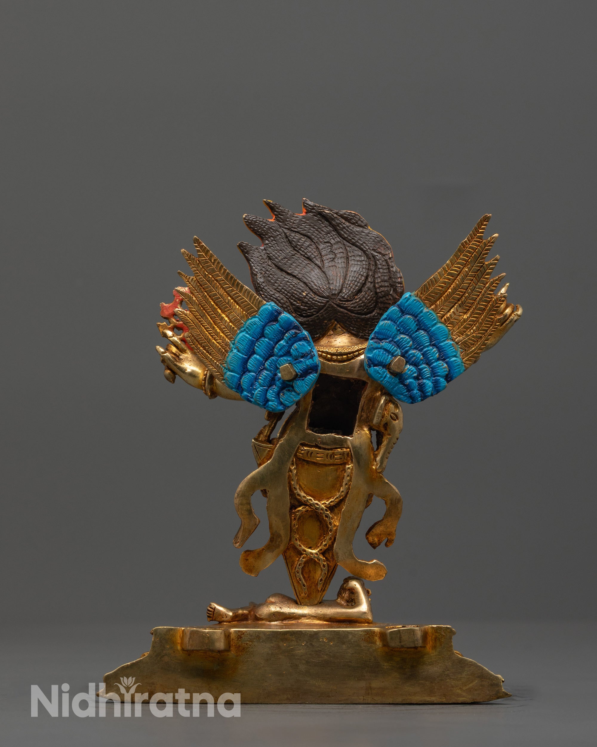 Nepalese Dorje Phurba Statue | Copper Vajrakilaya Sculpture