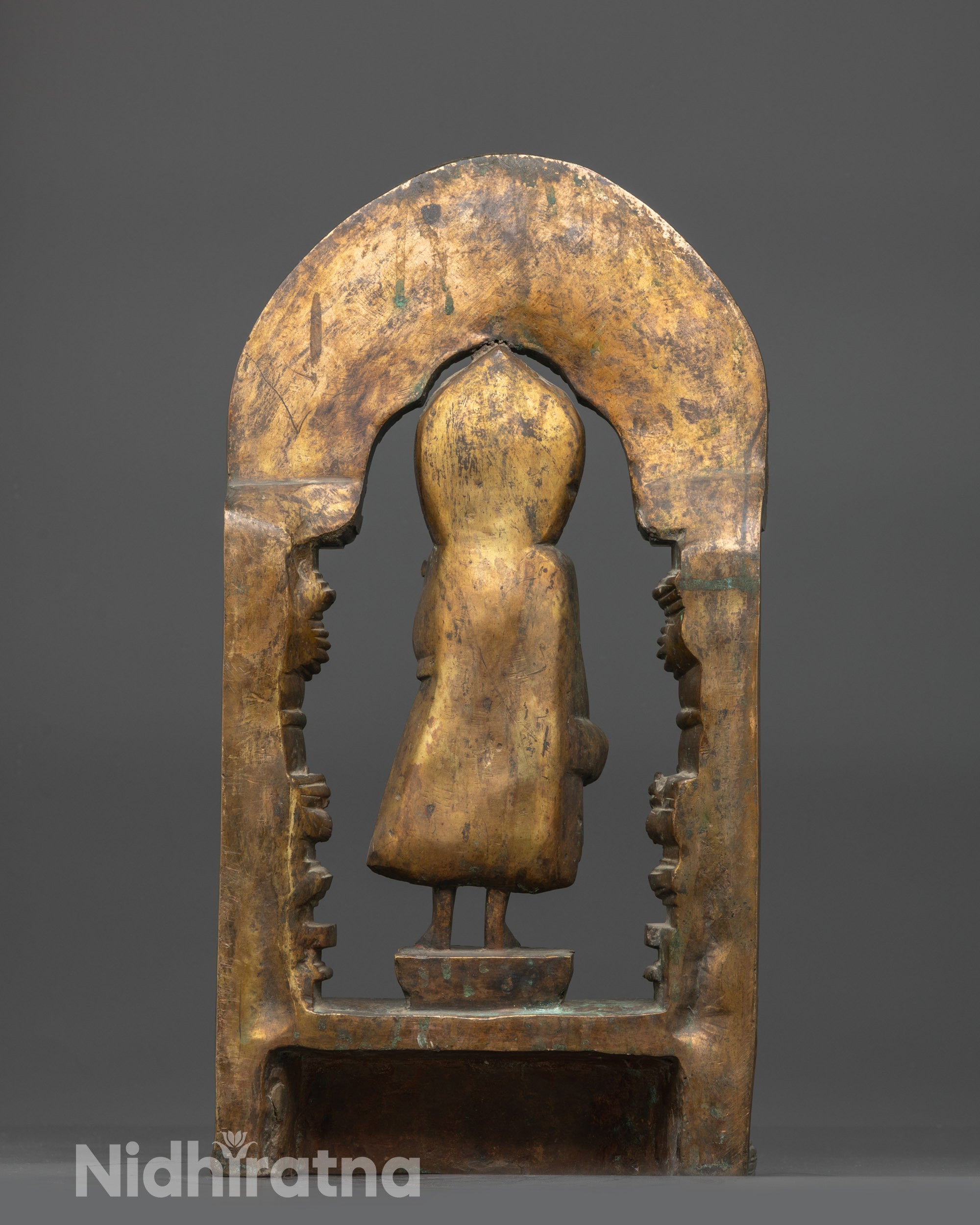 Antique Standing Shakyamuni Buddha Sculpture | Timeless Devotion