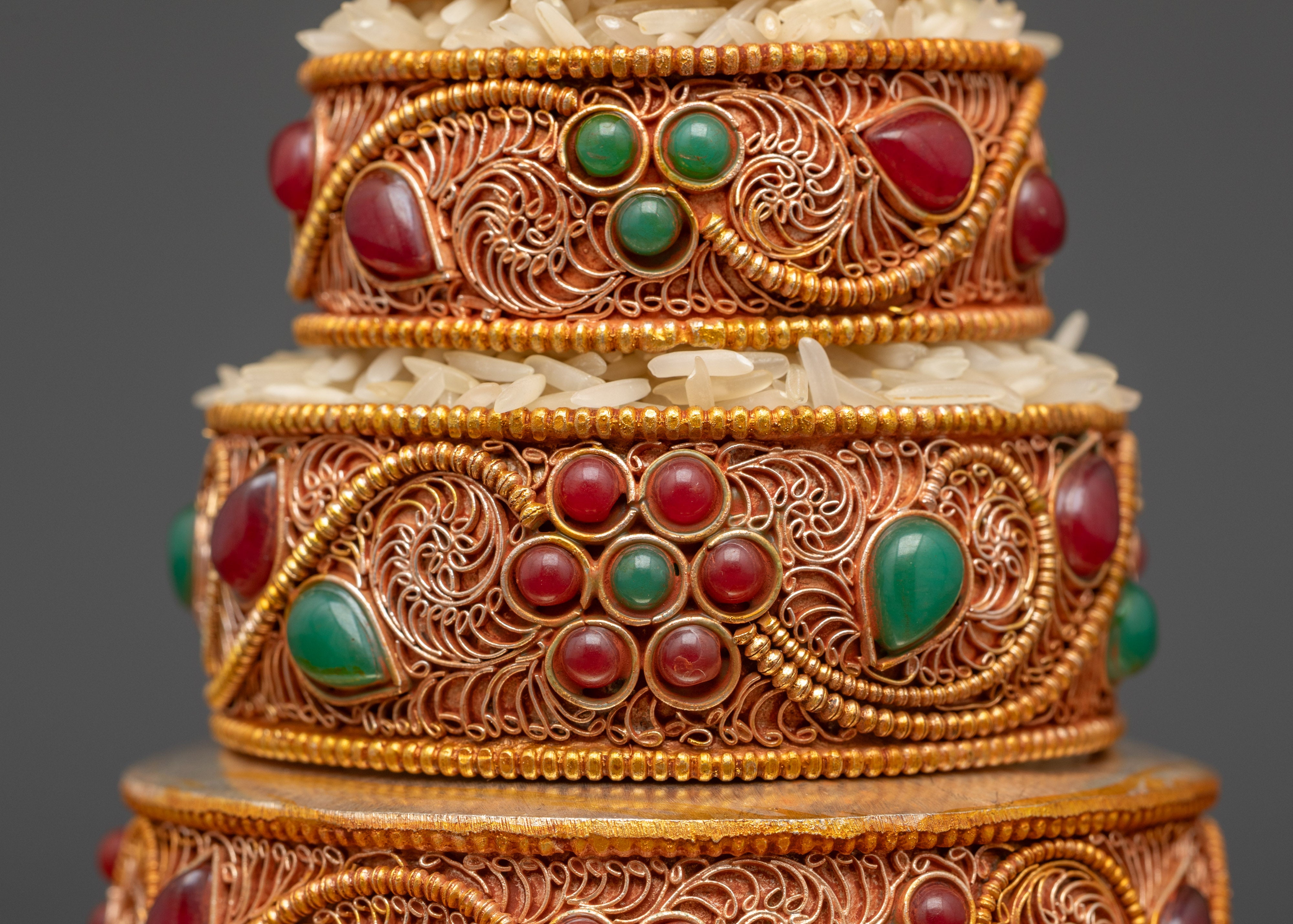 3" Mandala Offering | Vajrayana Ritual Set for Spiritual Practices