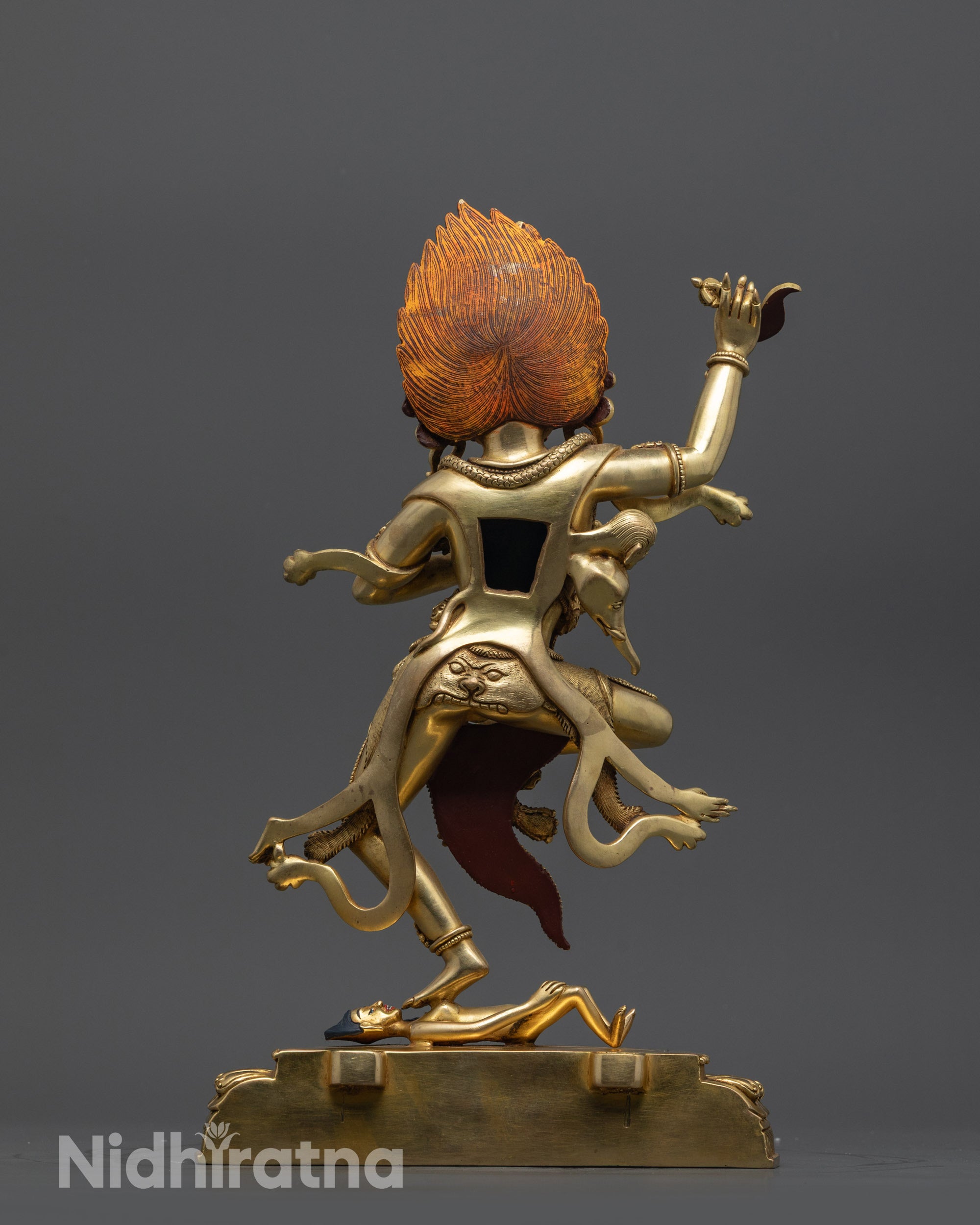Goddess Troma Nagmo Statue | Wrathful Dakini Traditional Himalayan Art